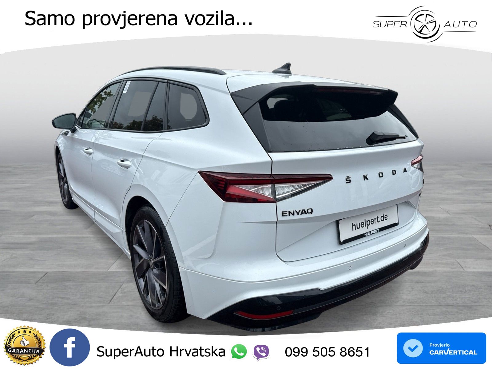 Škoda Enyaq iV 80 82 kWh (204 KS) SportLine LED+GR SJED+ACC