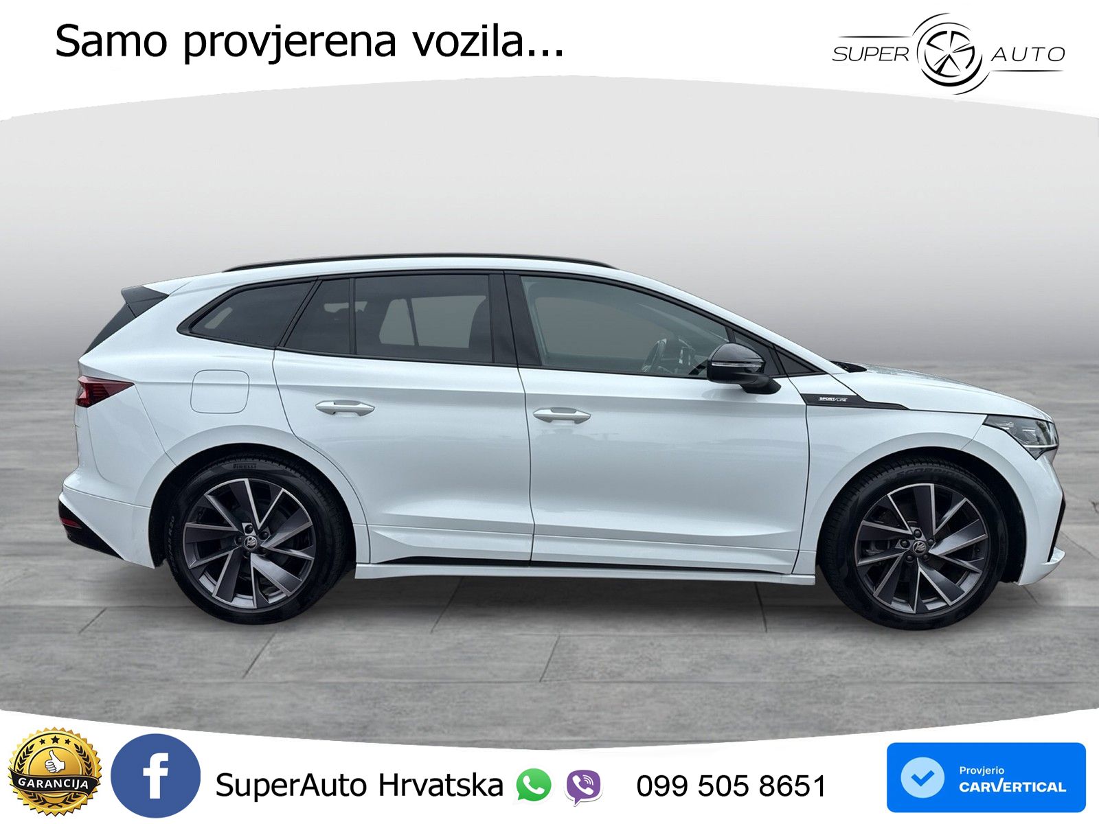 Škoda Enyaq iV 80 82 kWh (204 KS) SportLine LED+GR SJED+ACC