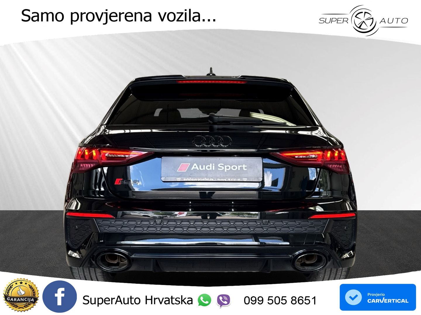 Audi RS3 Sportback 2.5 TFSI (400 KS) quattro S tronic