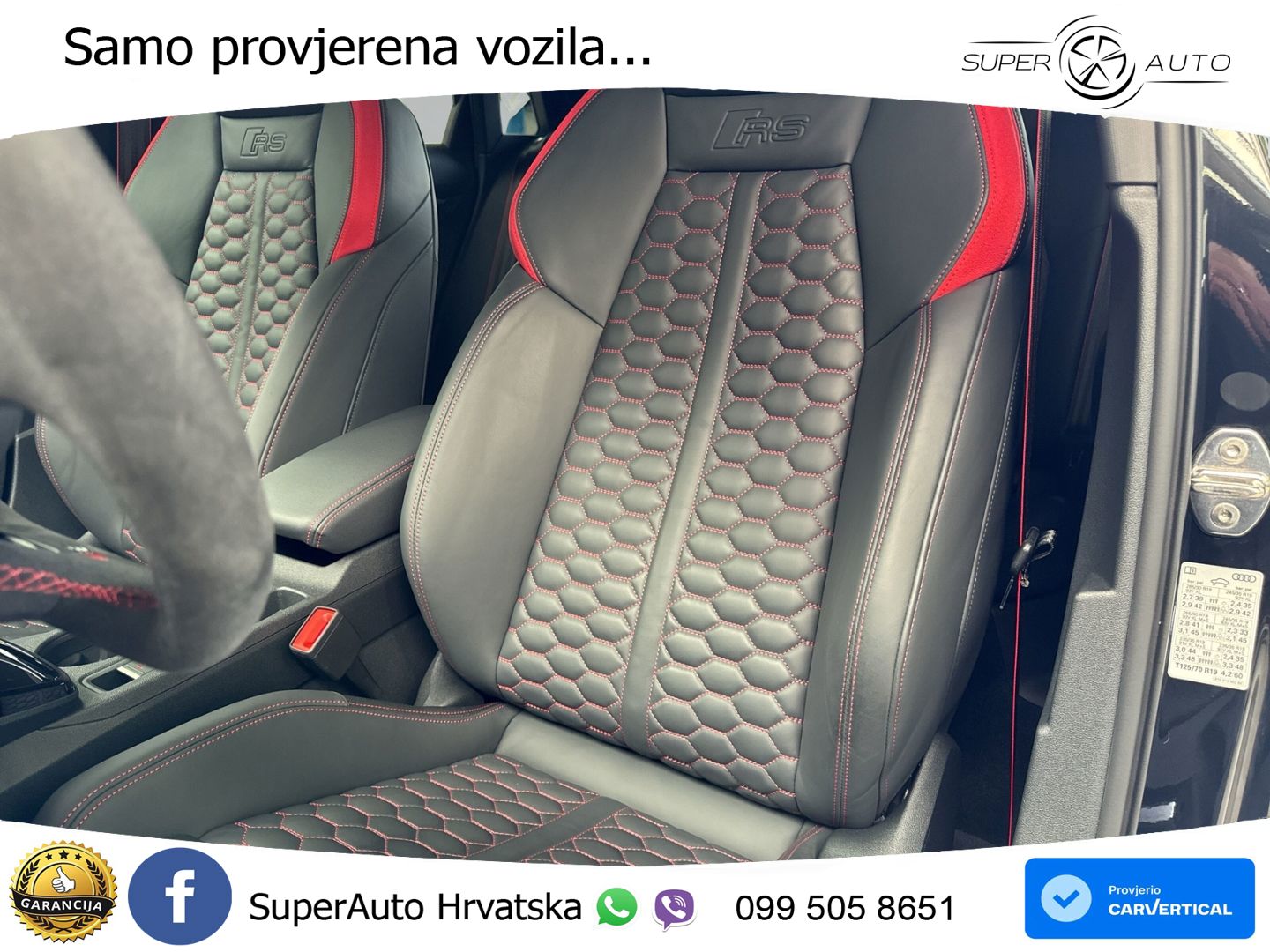 Audi RS3 Sportback 2.5 TFSI (400 KS) quattro S tronic