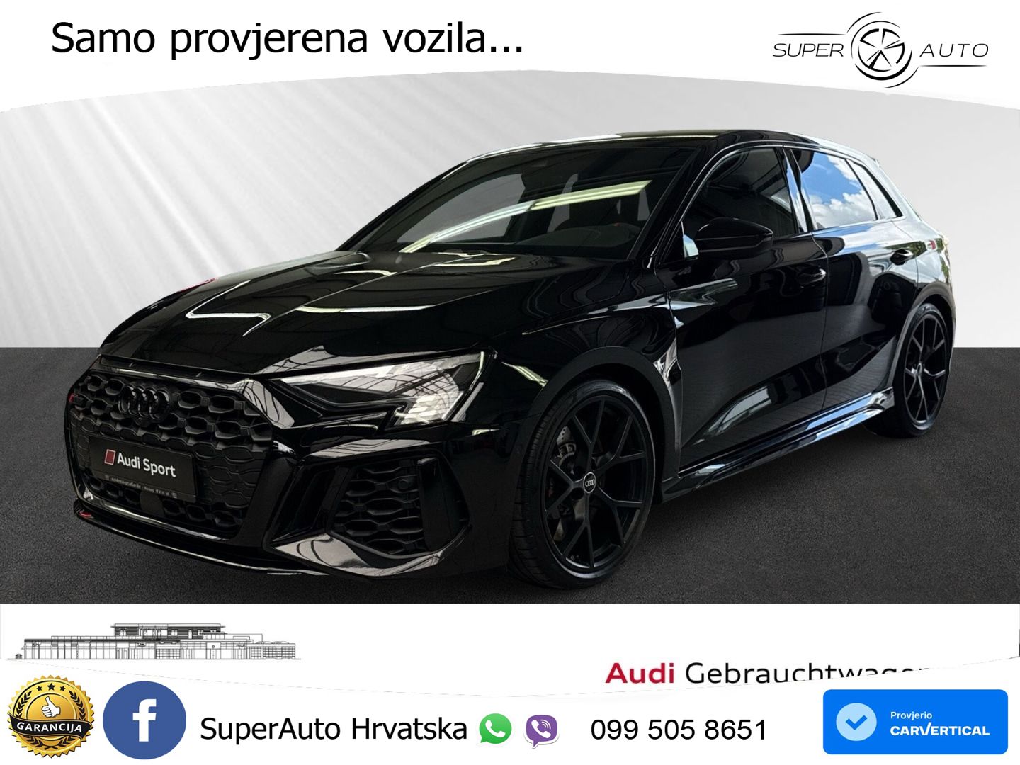 Audi RS3 Sportback 2.5 TFSI (400 KS) quattro S tronic