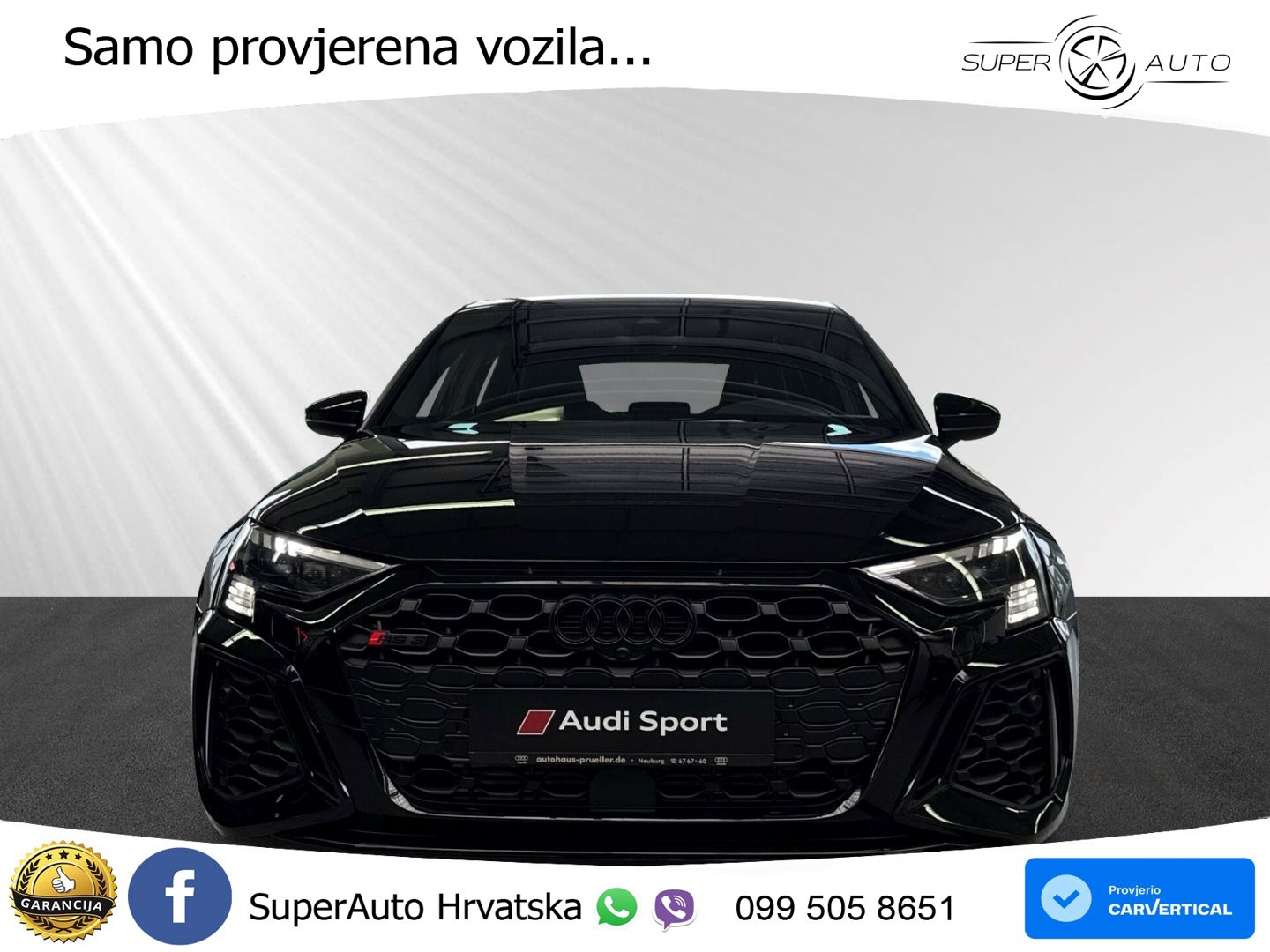 Audi RS3 Sportback 2.5 TFSI (400 KS) quattro S tronic