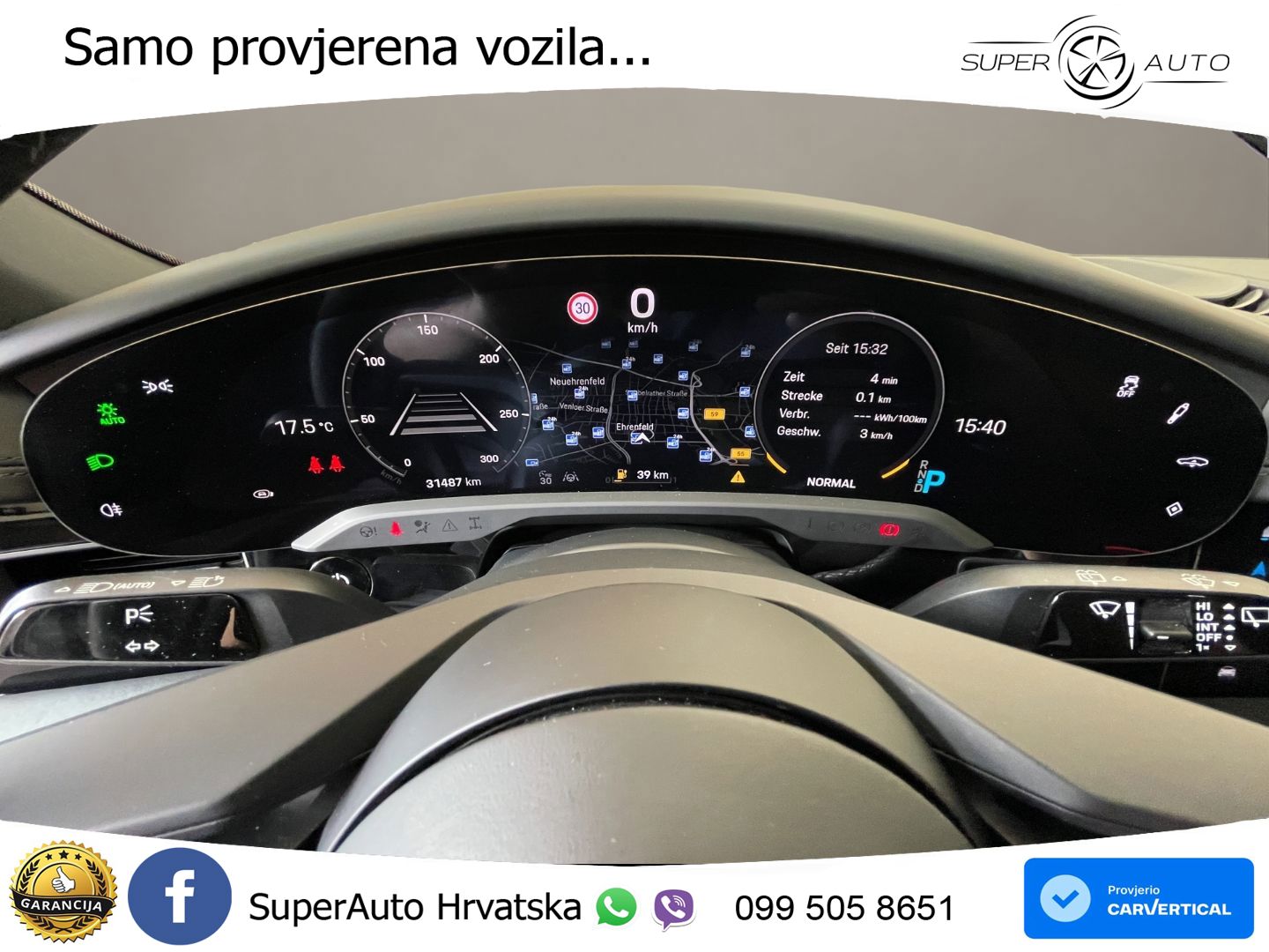 Porsche Taycan Sport Turismo 4S Performance Plus 93.4 kWh (571 KS)