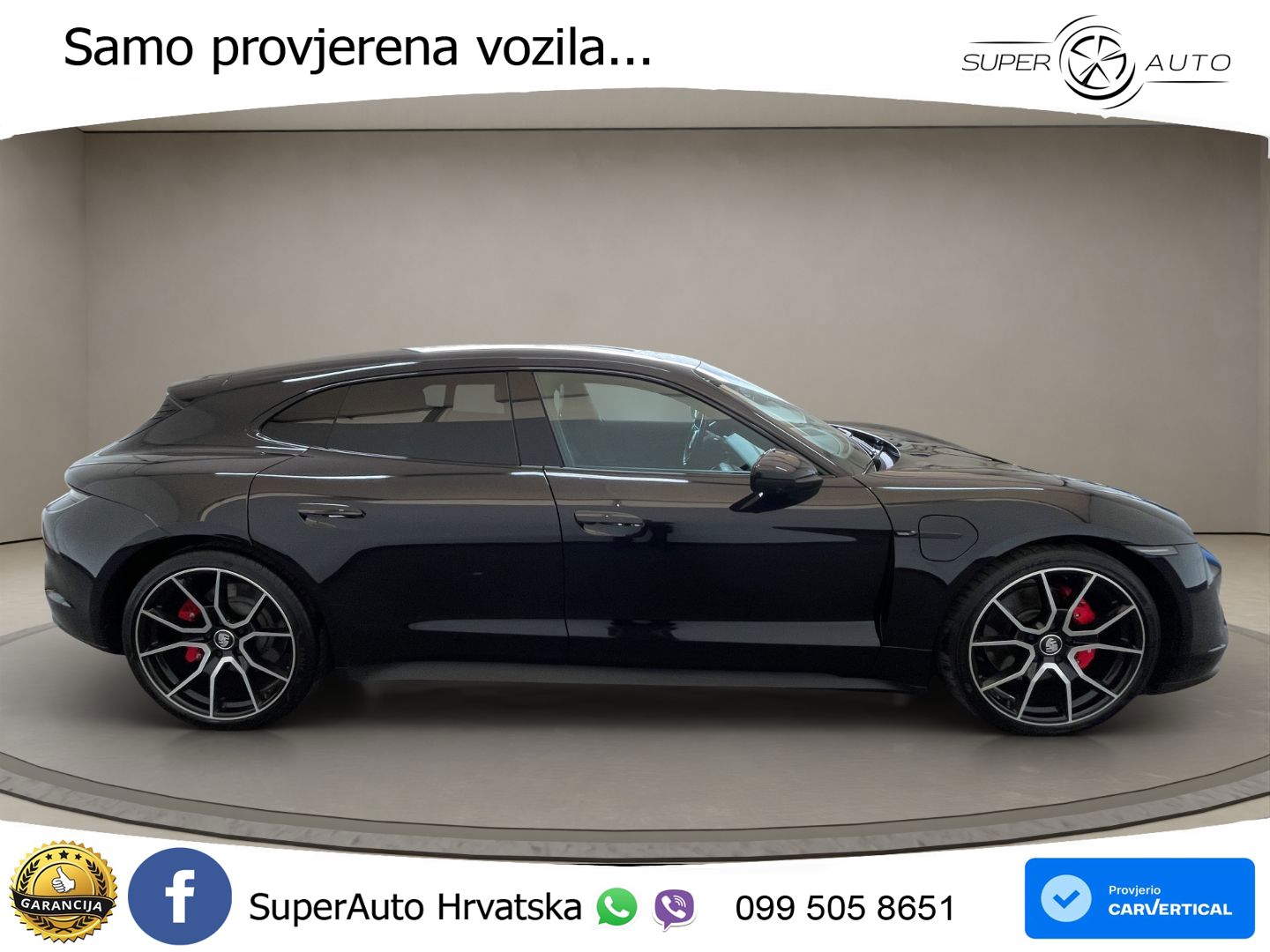 Porsche Taycan Sport Turismo 4S Performance Plus 93.4 kWh (571 KS)
