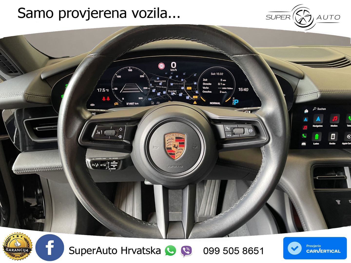 Porsche Taycan Sport Turismo 4S Performance Plus 93.4 kWh (571 KS)