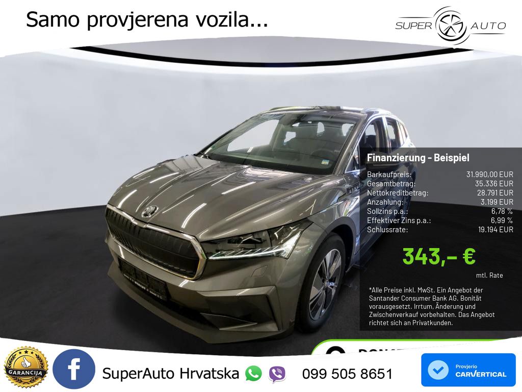 Škoda Enyaq iV 80 82 kWh (204 KS) Loft LED+GR SJED+ACC