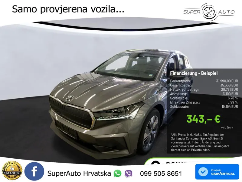 Škoda Enyaq iV 80 82 kWh (204 KS) Loft LED+GR SJED+ACC