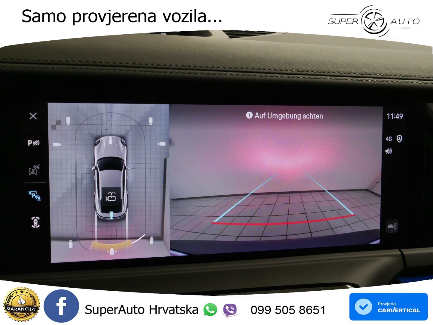 Porsche Panamera 4S 2.9 V6 (544 KS) E-Hybrid PDK ZRAČNI+ACC+GR SJED+KAM+PANO