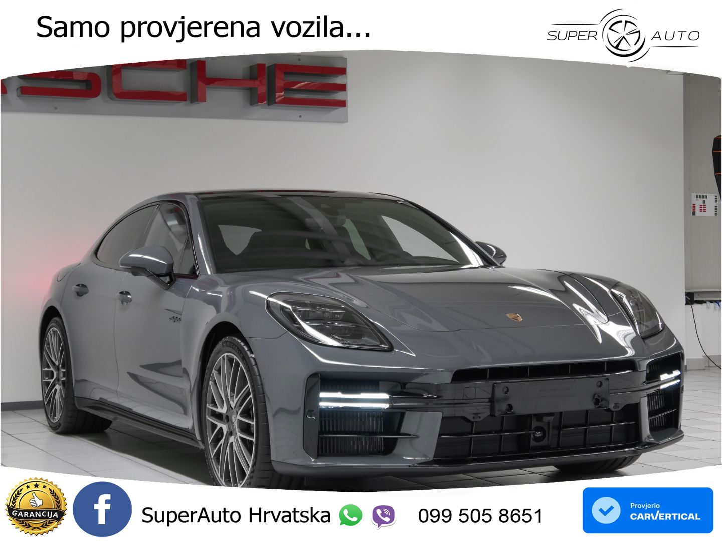 Porsche Panamera 4S 2.9 V6 (544 KS) E-Hybrid PDK ZRAČNI+ACC+GR SJED+KAM+PANO