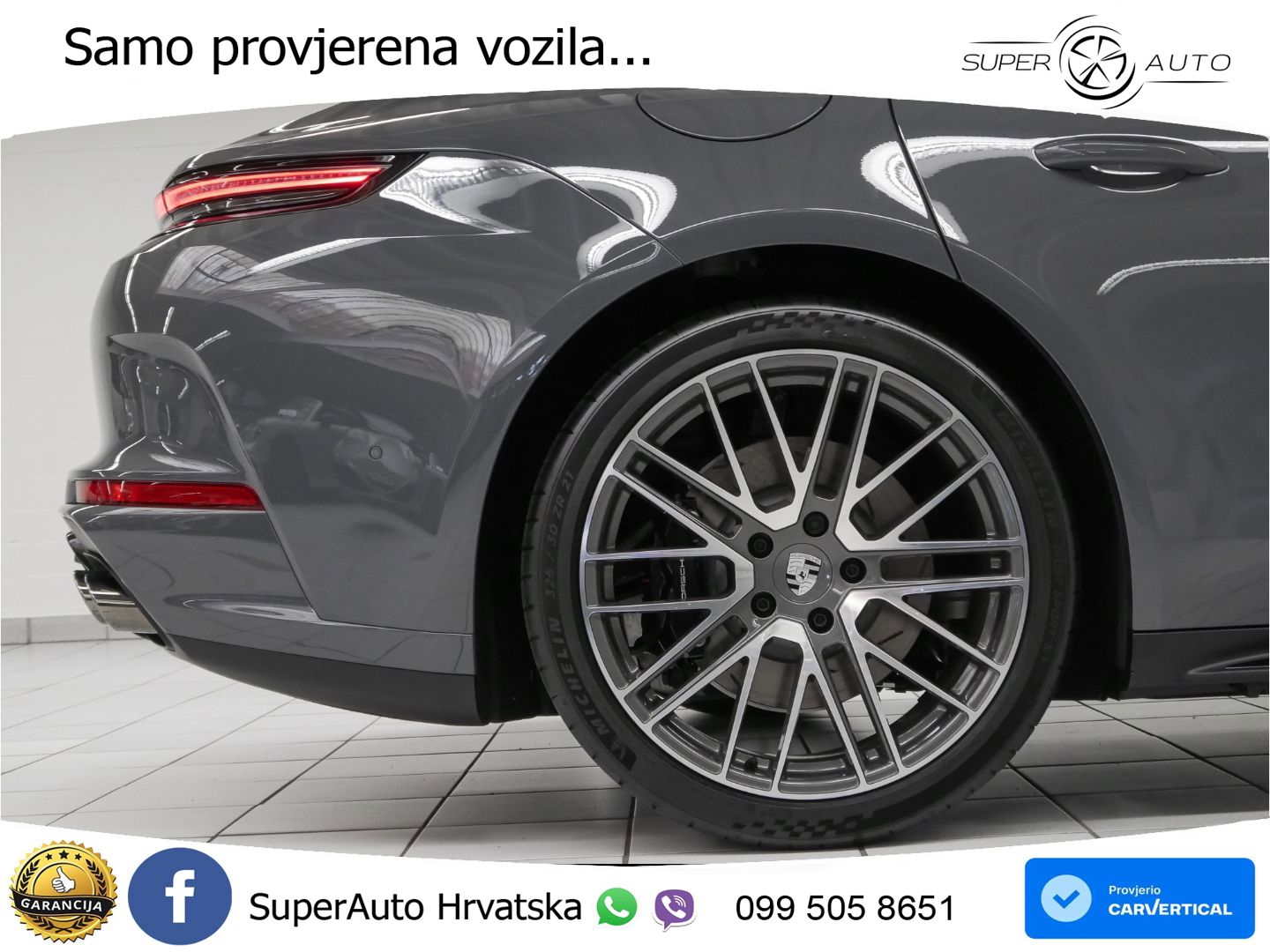 Porsche Panamera 4S 2.9 V6 (544 KS) E-Hybrid PDK ZRAČNI+ACC+GR SJED+KAM+PANO
