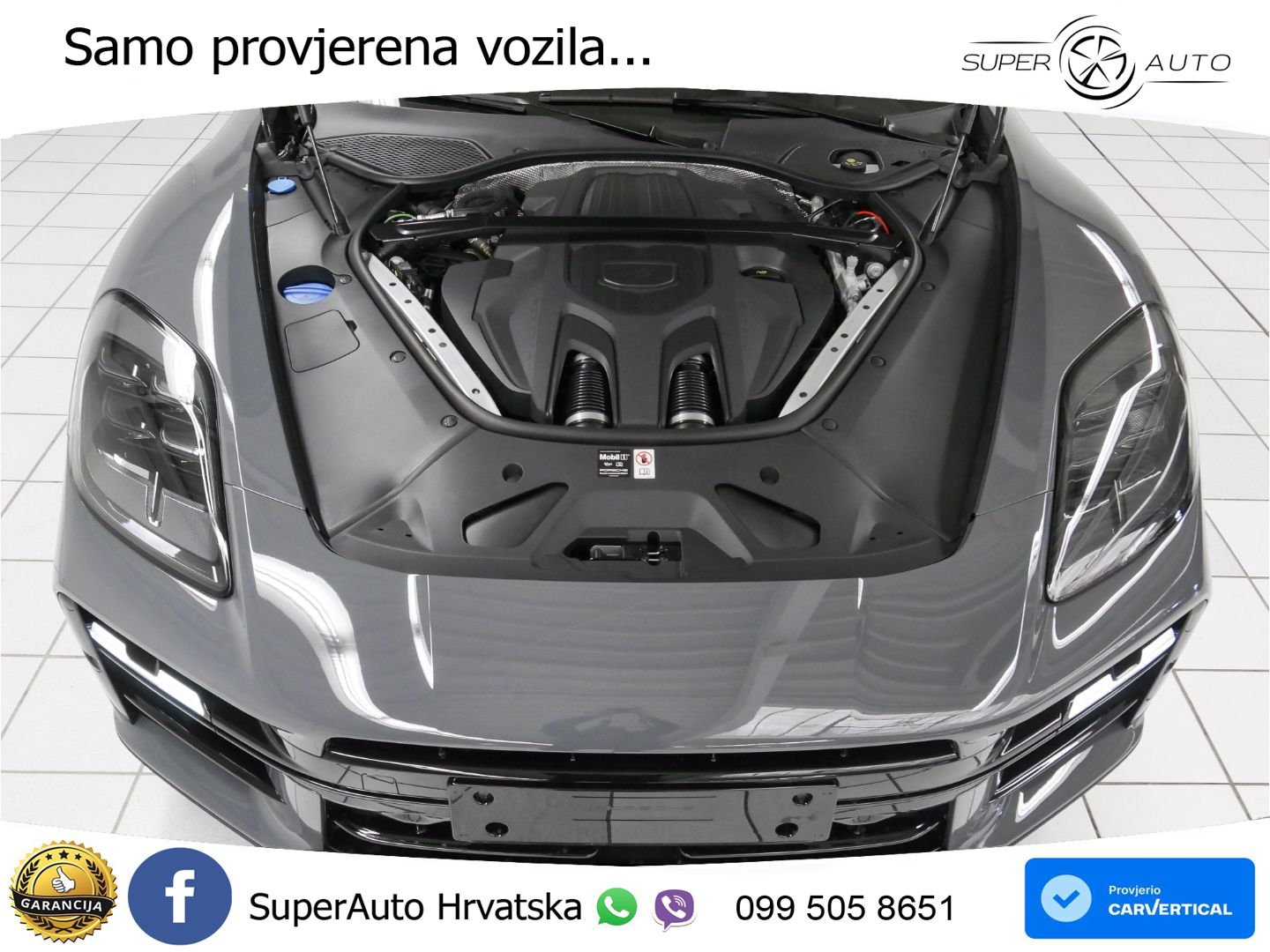 Porsche Panamera 4S 2.9 V6 (544 KS) E-Hybrid PDK ZRAČNI+ACC+GR SJED+KAM+PANO