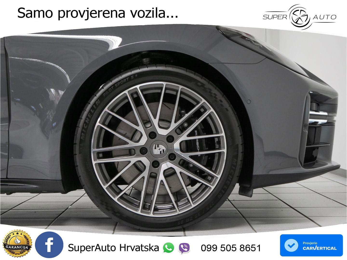 Porsche Panamera 4S 2.9 V6 (544 KS) E-Hybrid PDK ZRAČNI+ACC+GR SJED+KAM+PANO