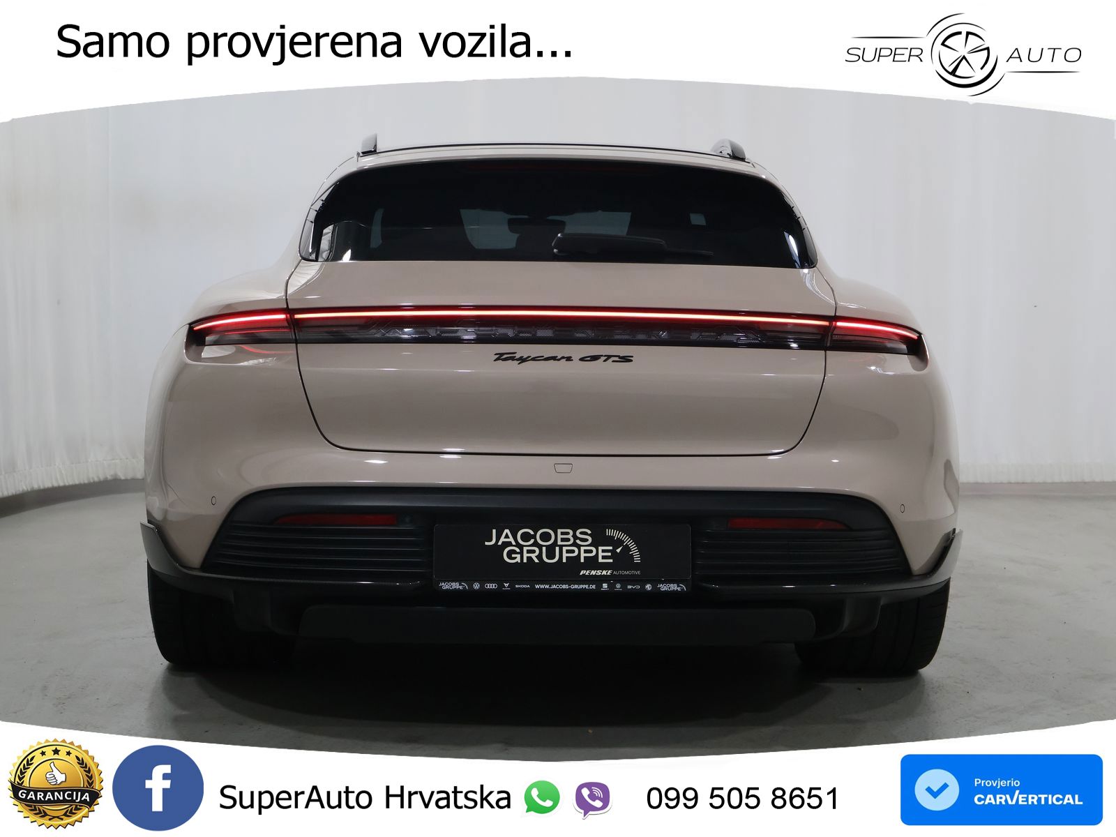 Porsche Taycan Sport Turismo GTS Performance Plus 93.4 kWh (598 KS)