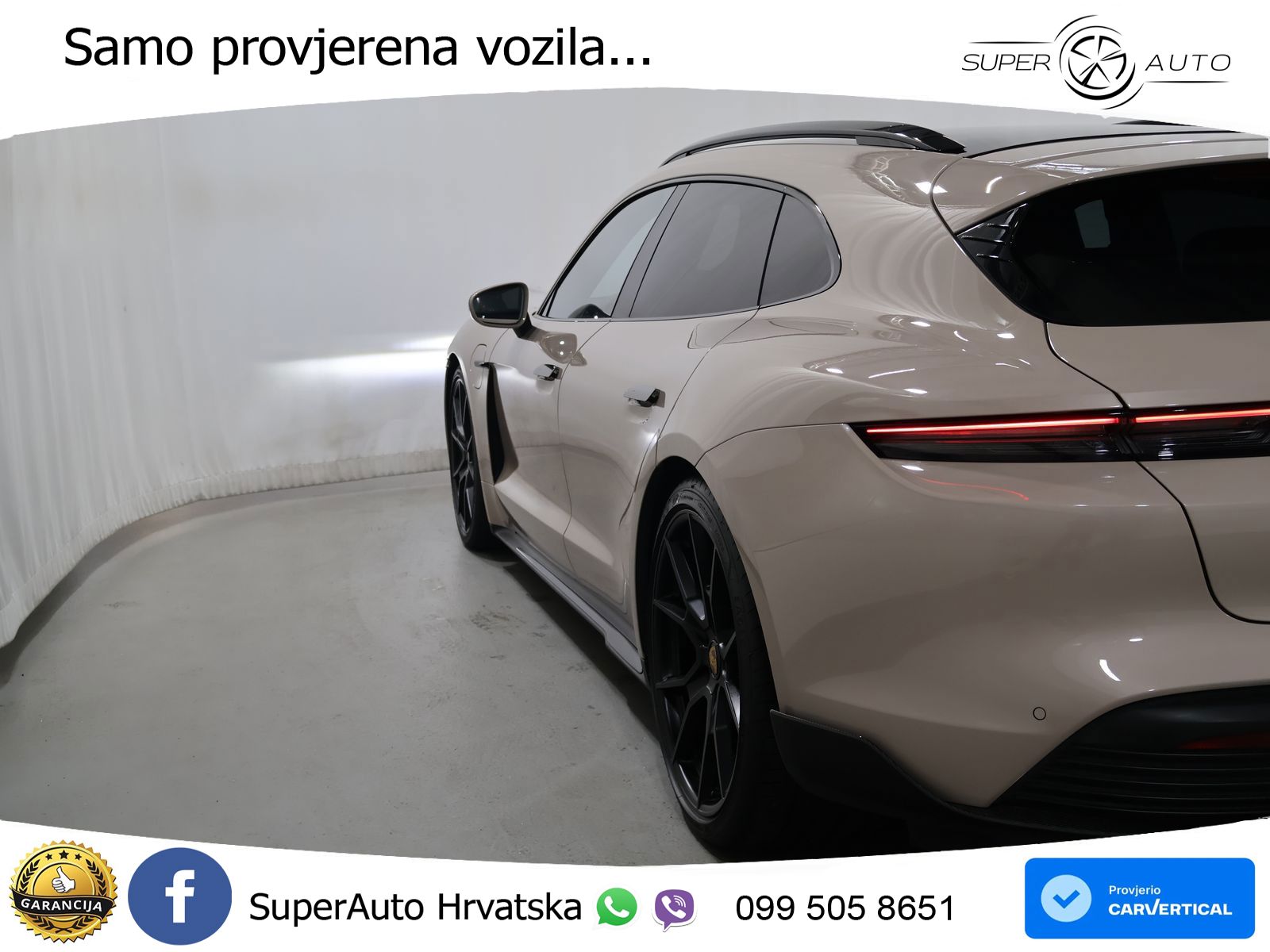 Porsche Taycan Sport Turismo GTS Performance Plus 93.4 kWh (598 KS)