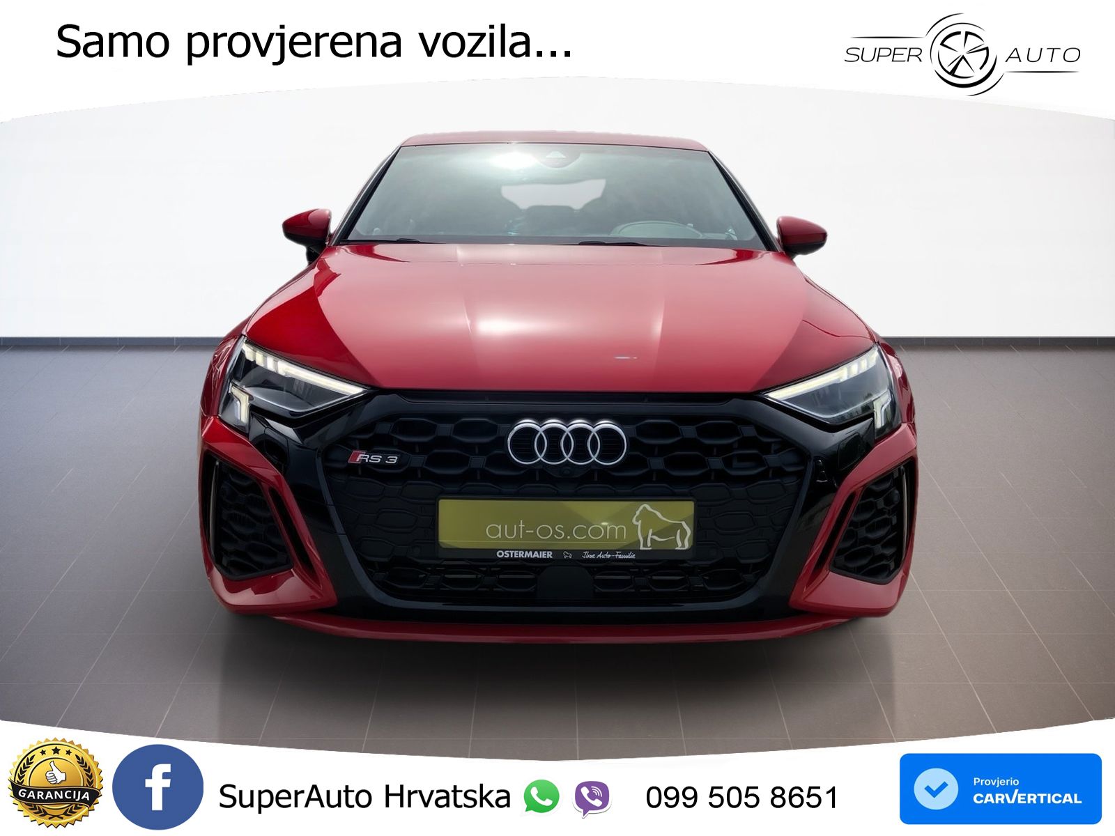 Audi RS3 Sportback 2.5 TFSI (400 KS) quattro S tronic LED+ACC