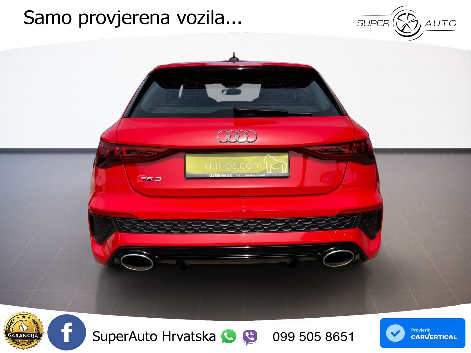 Audi RS3 Sportback 2.5 TFSI (400 KS) quattro S tronic LED+ACC