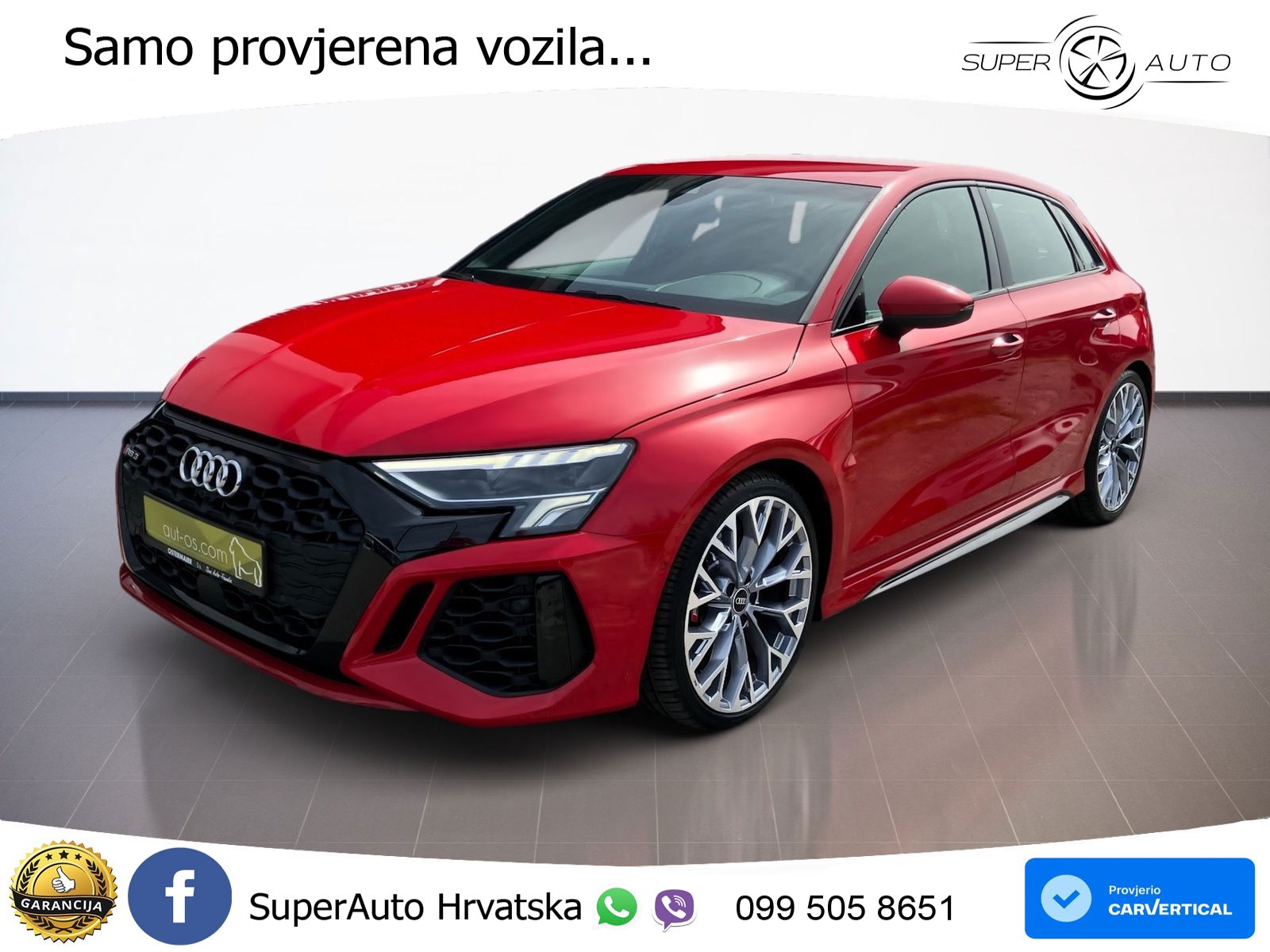 Audi RS3 Sportback 2.5 TFSI (400 KS) quattro S tronic LED+ACC