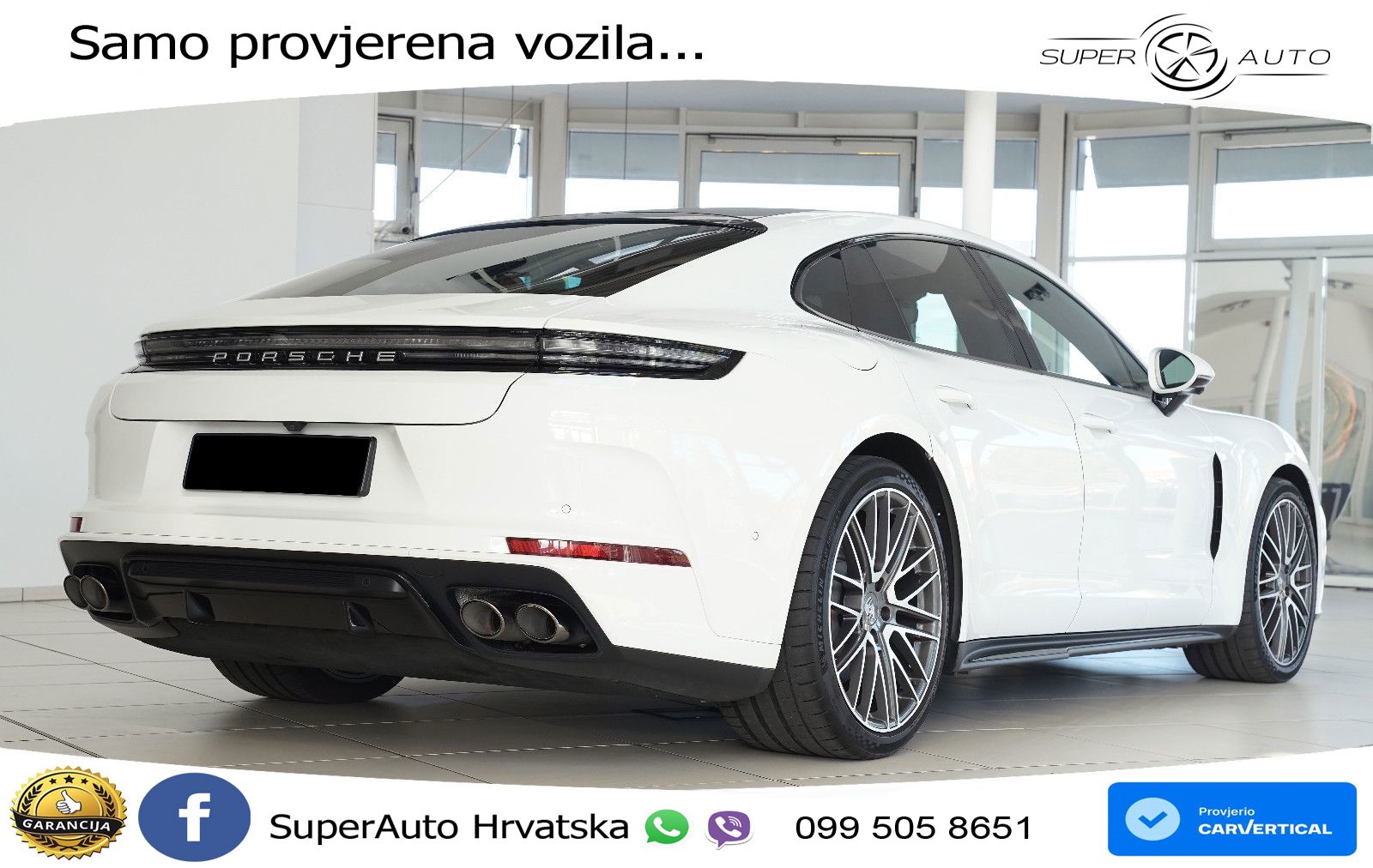 Porsche Panamera 4S 2.9 V6 (544 KS) E-Hybrid PDK ACC+HEAD+4xGR SJED+360+PANO