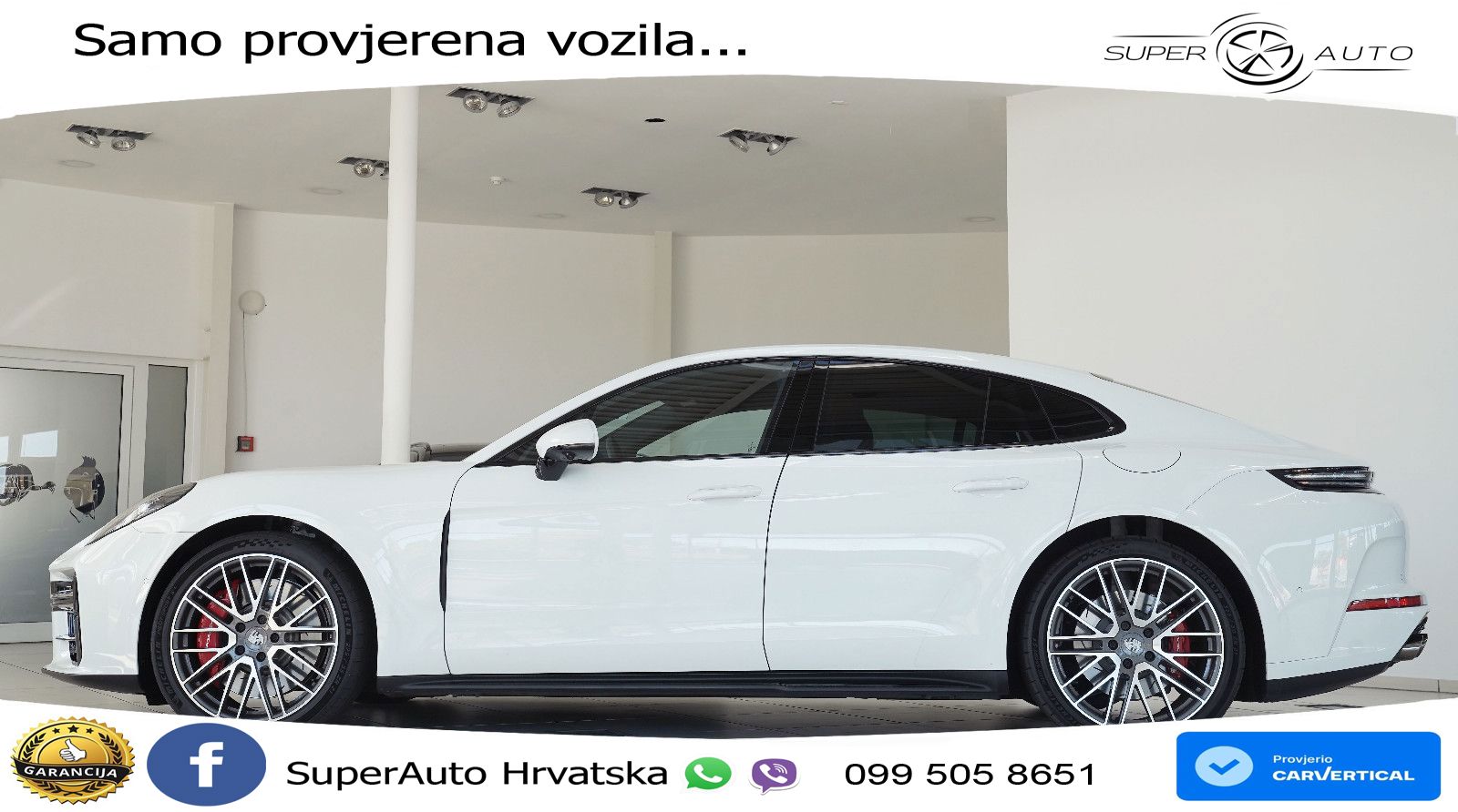 Porsche Panamera 4S 2.9 V6 (544 KS) E-Hybrid PDK ACC+HEAD+4xGR SJED+360+PANO
