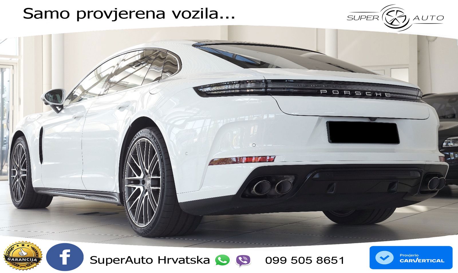 Porsche Panamera 4S 2.9 V6 (544 KS) E-Hybrid PDK ACC+HEAD+4xGR SJED+360+PANO