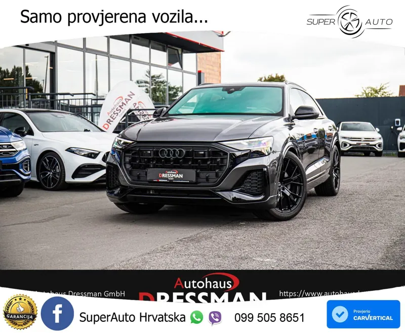 Audi Q8 50 TDI V6 (286 KS) quattro Tiptronic S line LED+GR SJED+ACC