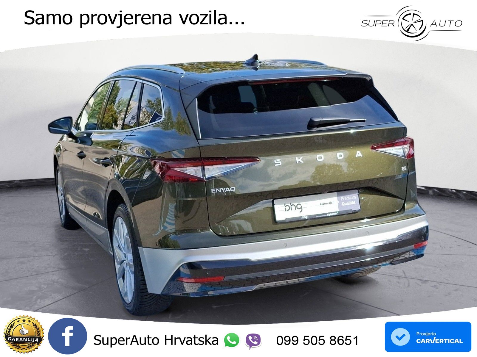 Škoda Enyaq 85 82 kWh (286 KS) LED+GR SJED+ACC