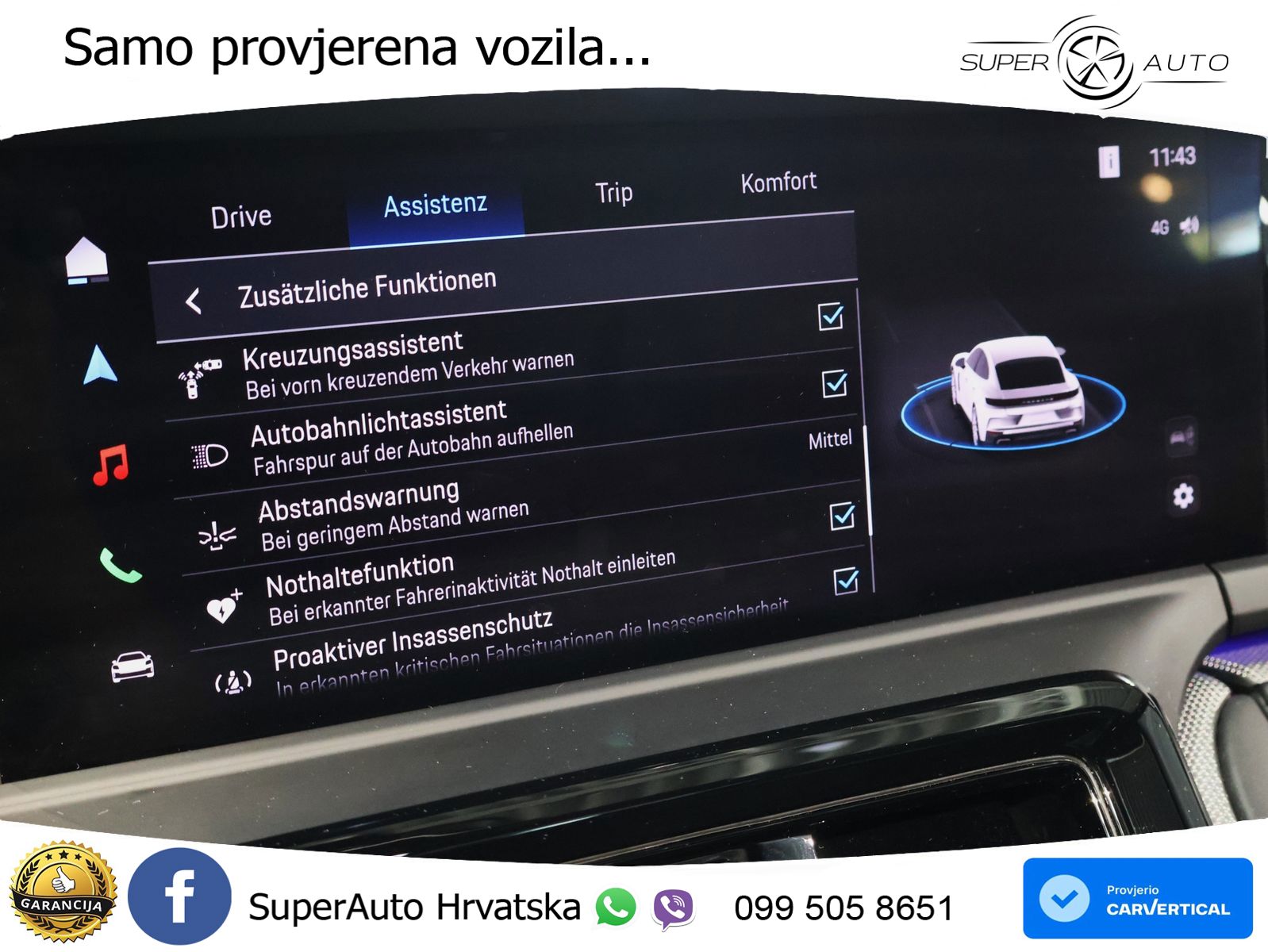 Porsche Panamera 4S 2.9 V6 (544 KS) E-Hybrid PDK ACC+HEAD+4xGR SJED+360+PANO