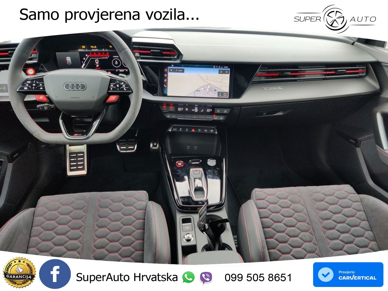 Audi RS3 Sportback 2.5 TFSI (400 KS) quattro S tronic LED+GR SJED+ACC