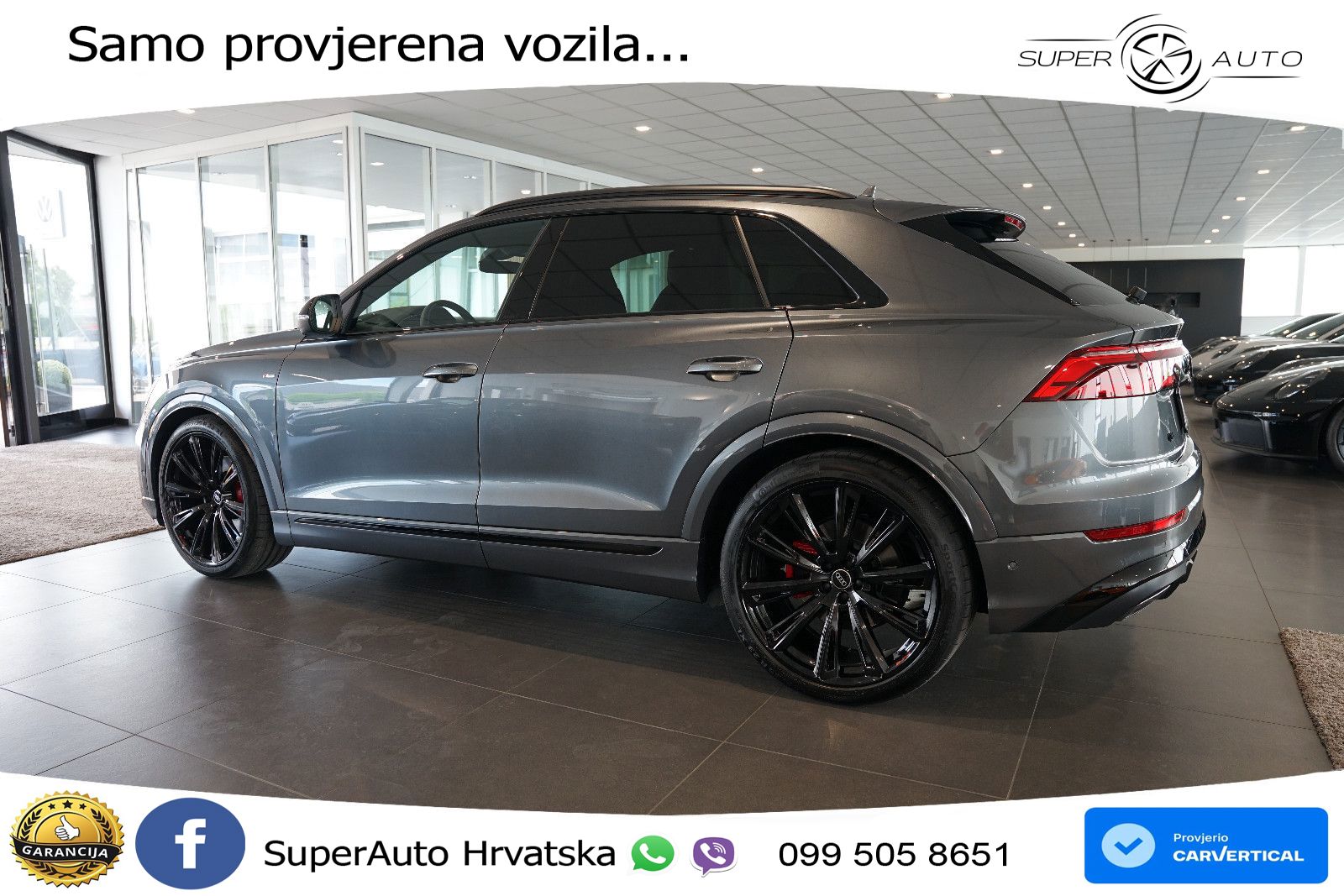 Audi Q8 50 TDI V6 (286 KS) quattro Tiptronic S line LED+GR SJED+ACC