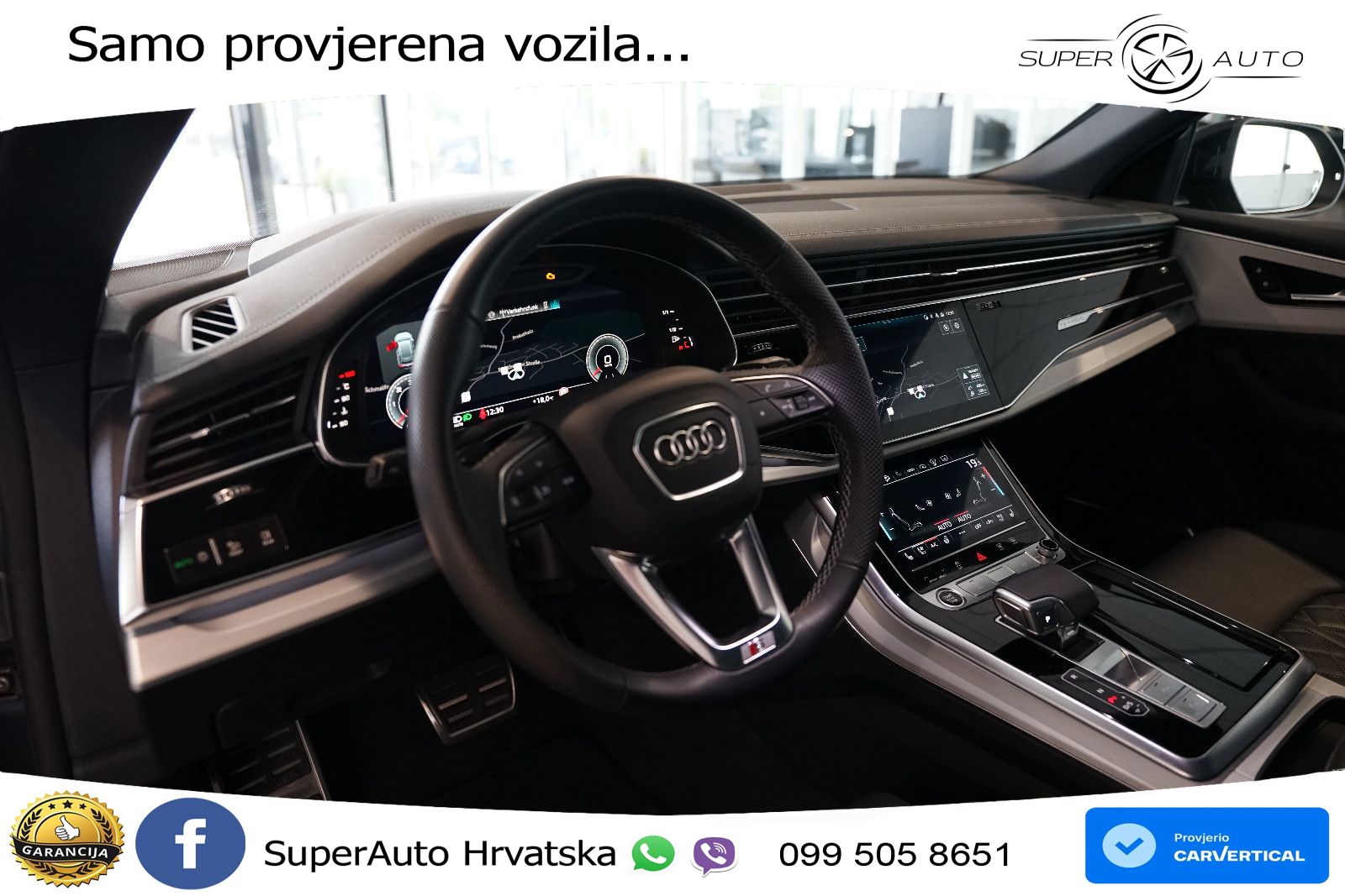 Audi Q8 50 TDI V6 (286 KS) quattro Tiptronic S line LED+GR SJED+ACC