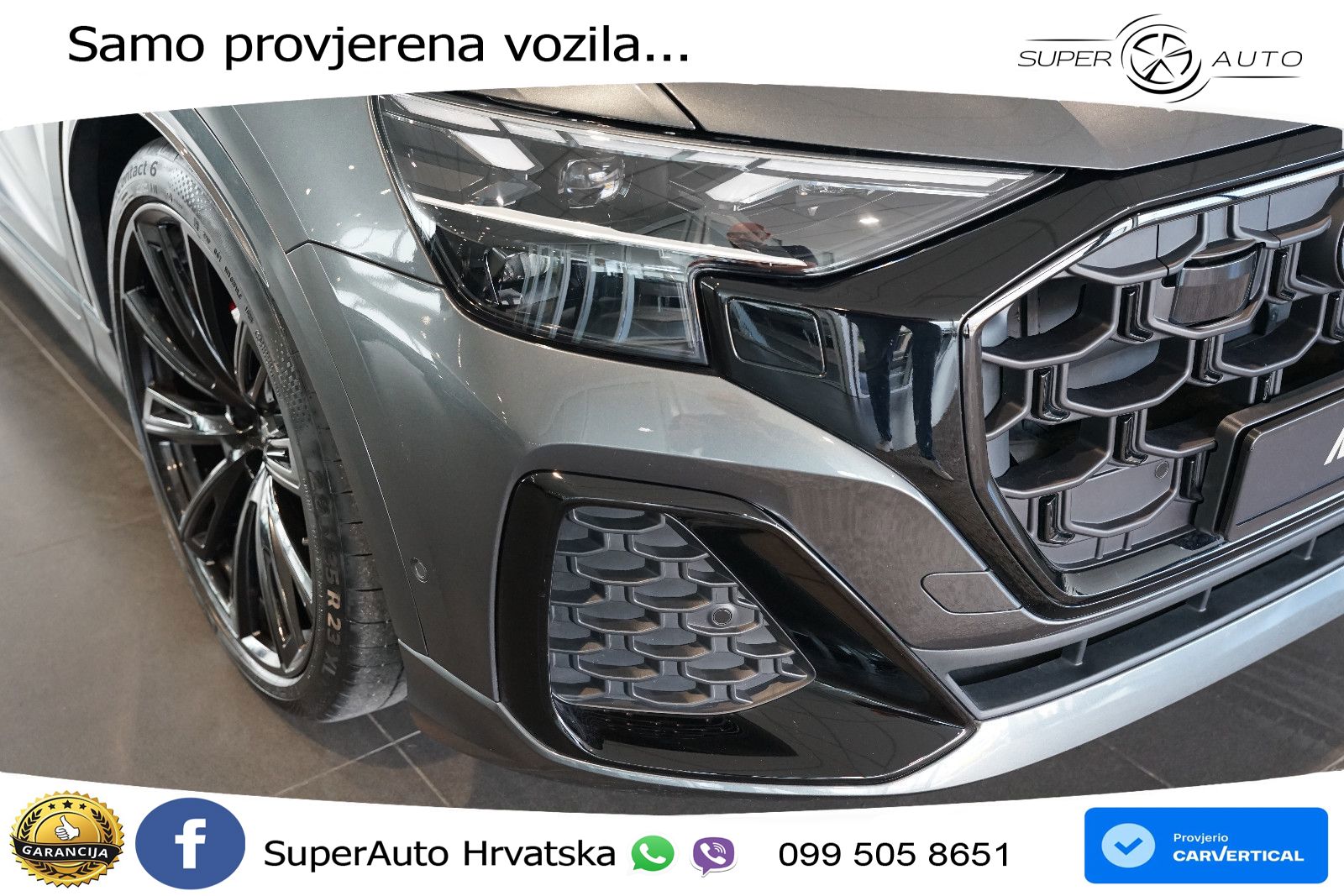 Audi Q8 50 TDI V6 (286 KS) quattro Tiptronic S line LED+GR SJED+ACC