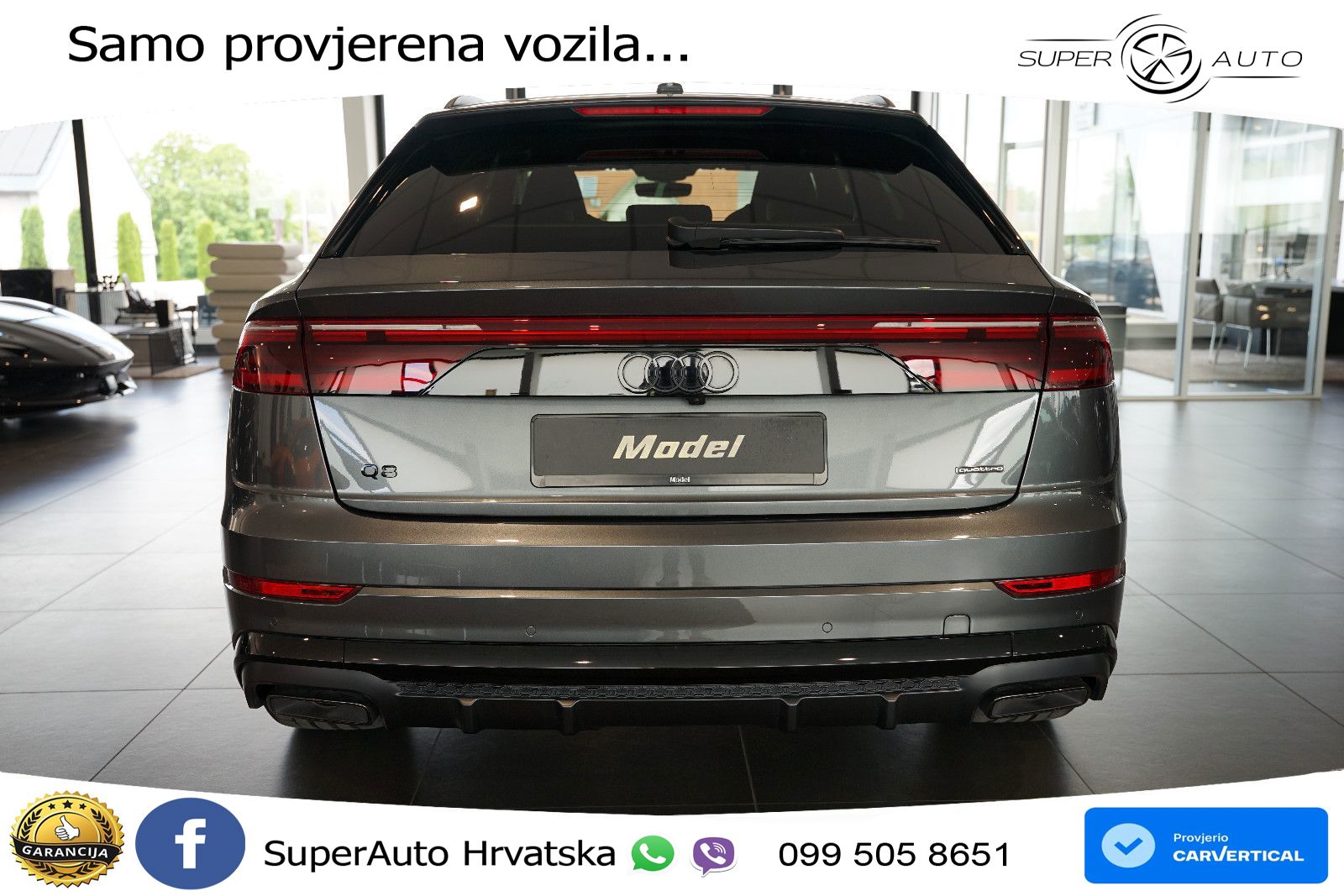 Audi Q8 50 TDI V6 (286 KS) quattro Tiptronic S line LED+GR SJED+ACC