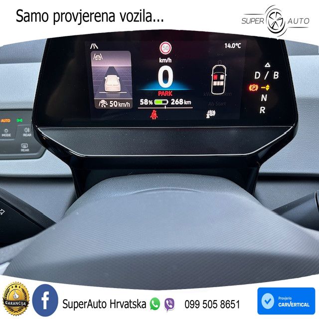 Volkswagen ID.3 Pro 62 kWh (204 KS) LED+GR SJED+ACC