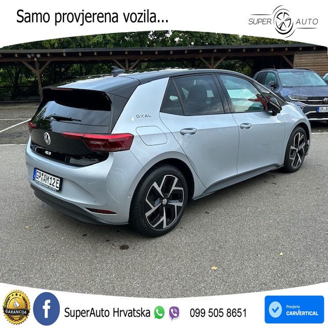 Volkswagen ID.3 Pro 62 kWh (204 KS) LED+GR SJED+ACC