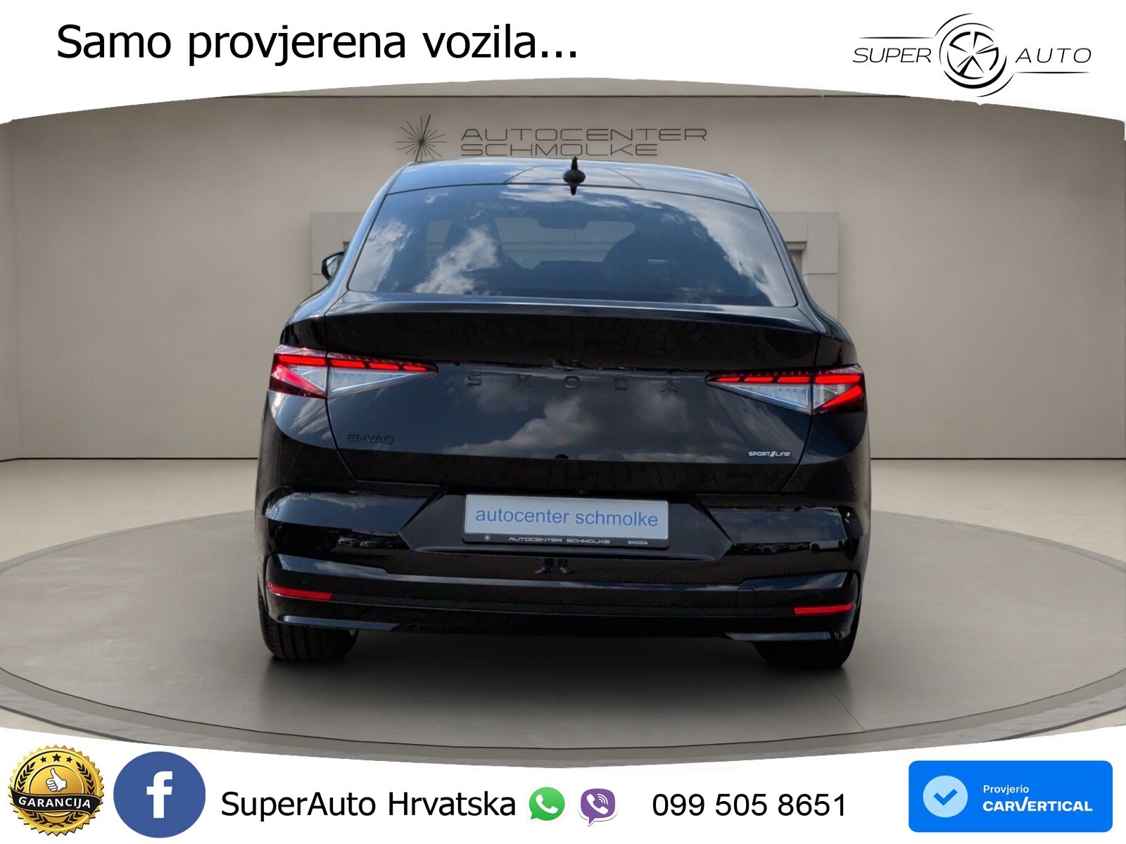 Škoda Enyaq Coupe iV 85 82 kWh (286 KS) SportLine LED+GR SJED+ACC