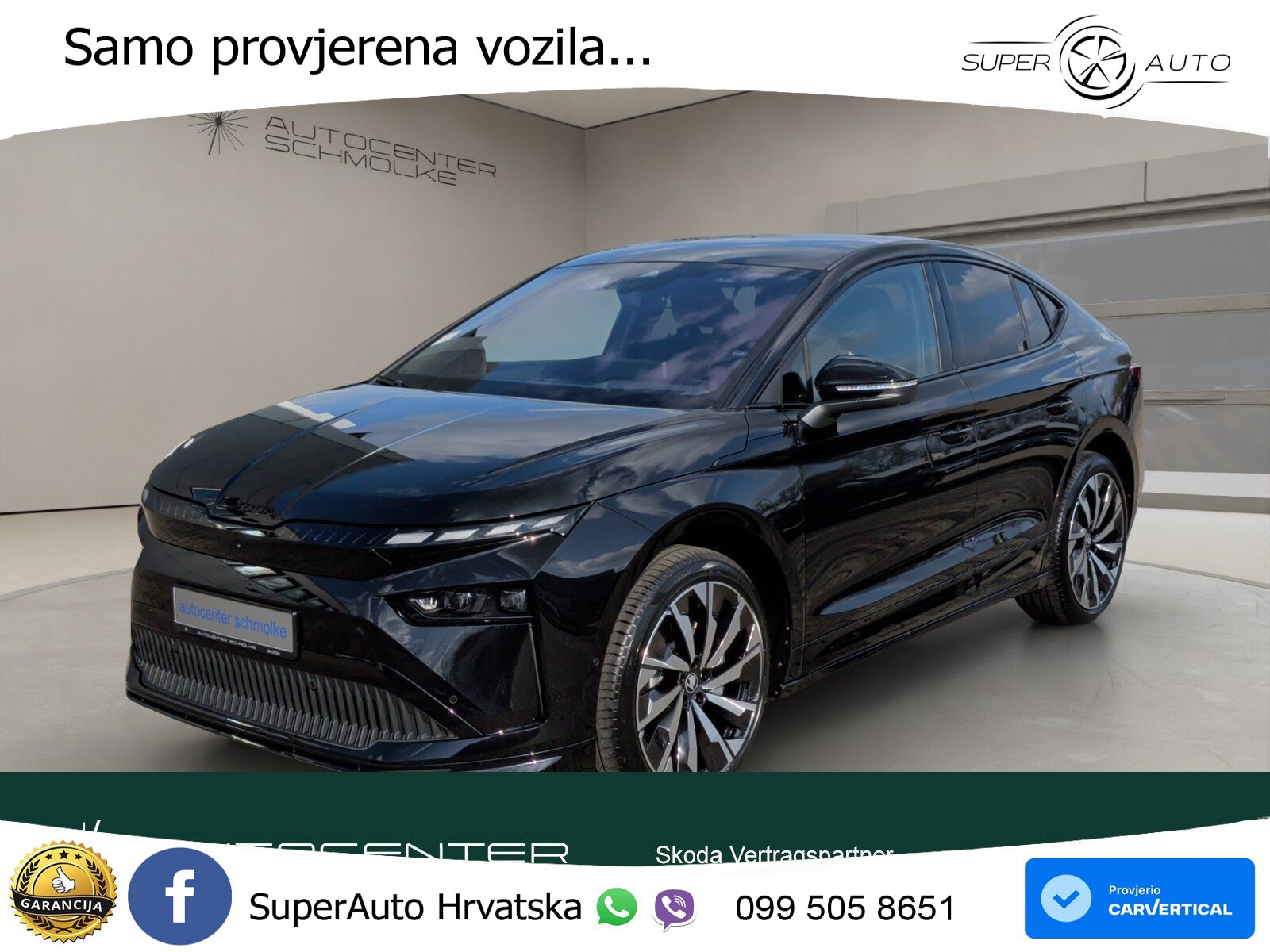 Škoda Enyaq Coupe iV 85 82 kWh (286 KS) SportLine LED+GR SJED+ACC