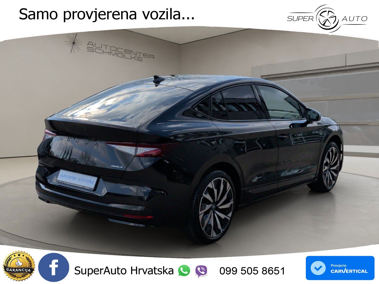 Škoda Enyaq Coupe iV 85 82 kWh (286 KS) SportLine LED+GR SJED+ACC