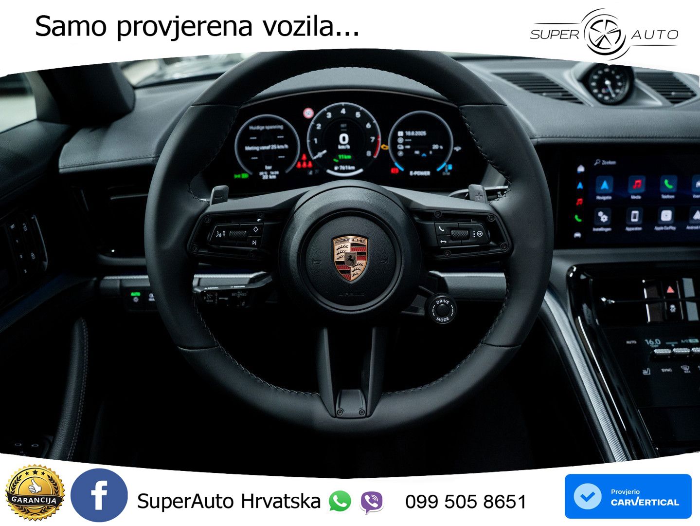 Porsche Panamera 4 2.9 V6 (470 KS) E-Hybrid PDK ZRAČNI+ACC+GR SJED+KAM+PANO