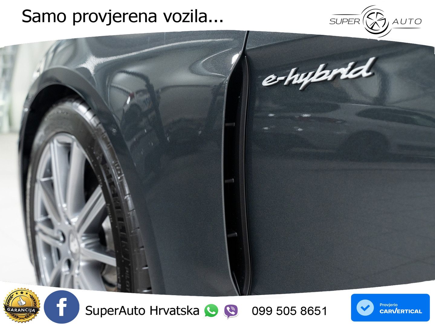 Porsche Panamera 4 2.9 V6 (470 KS) E-Hybrid PDK ZRAČNI+ACC+GR SJED+KAM+PANO