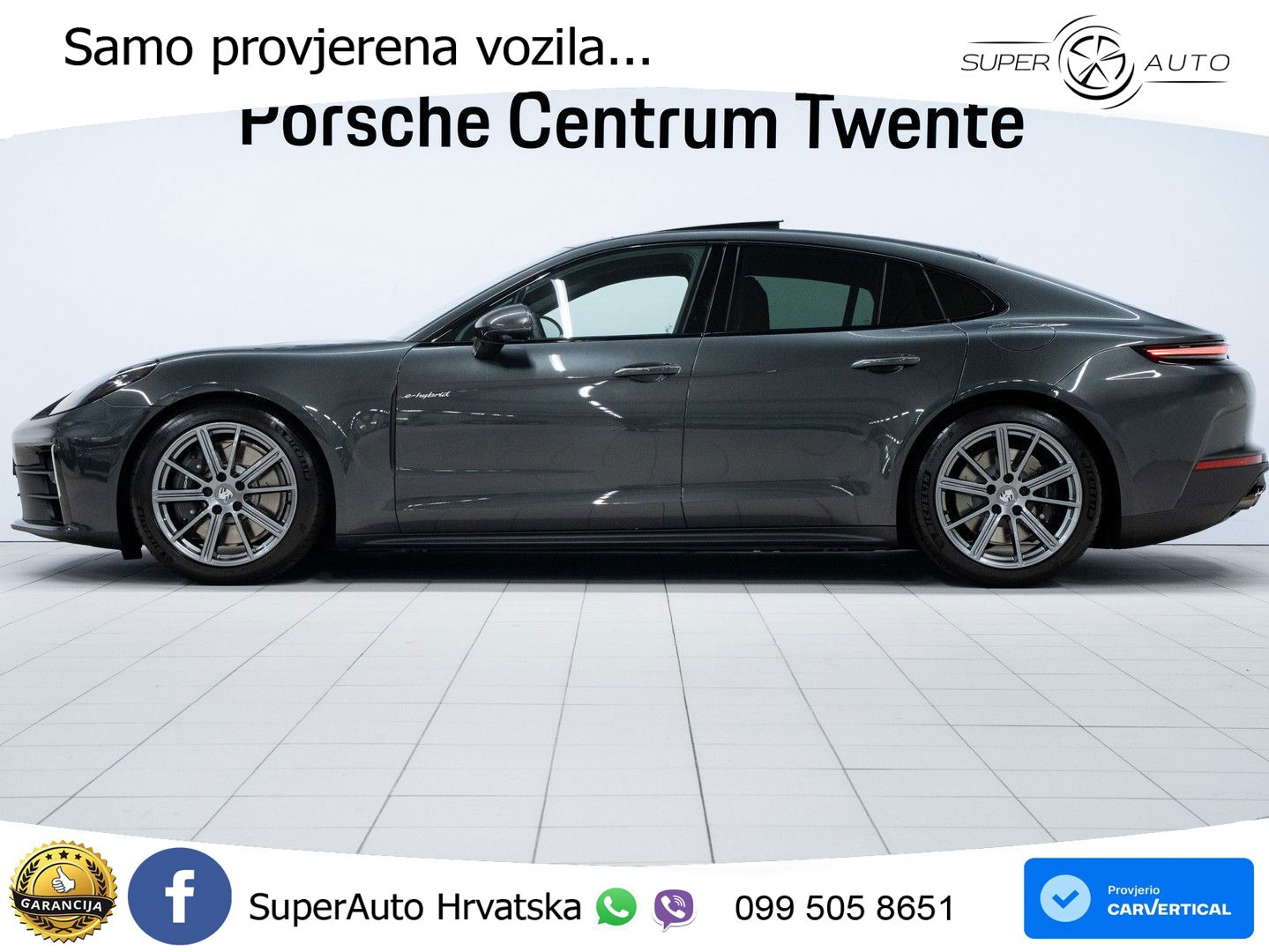 Porsche Panamera 4 2.9 V6 (470 KS) E-Hybrid PDK ZRAČNI+ACC+GR SJED+KAM+PANO