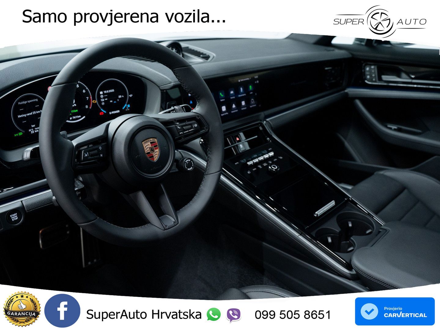 Porsche Panamera 4 2.9 V6 (470 KS) E-Hybrid PDK ZRAČNI+ACC+GR SJED+KAM+PANO