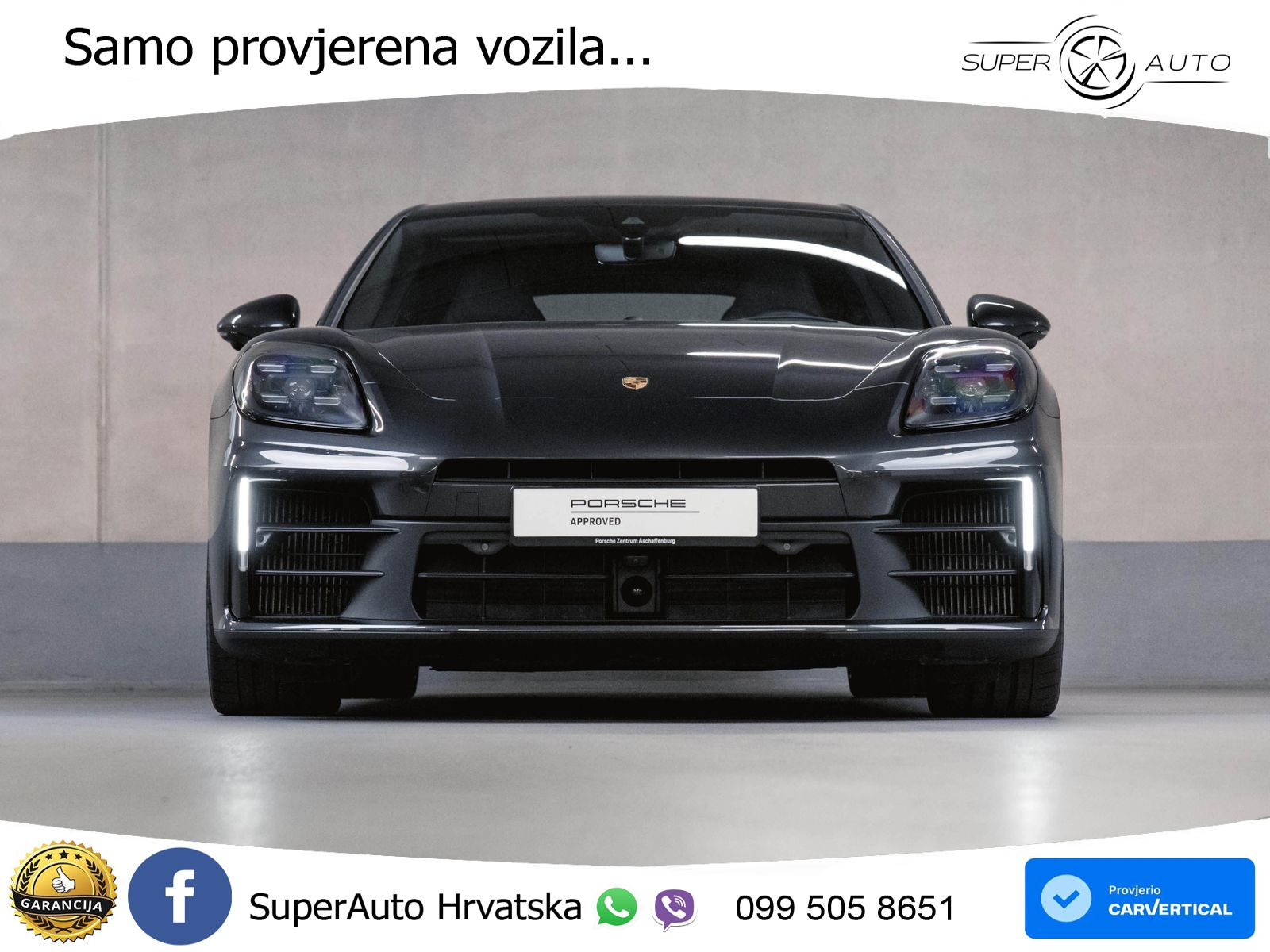 Porsche Panamera 4 2.9 V6 (470 KS) E-Hybrid PDK ACC+HEAD+4xGR SJED+360+PANO