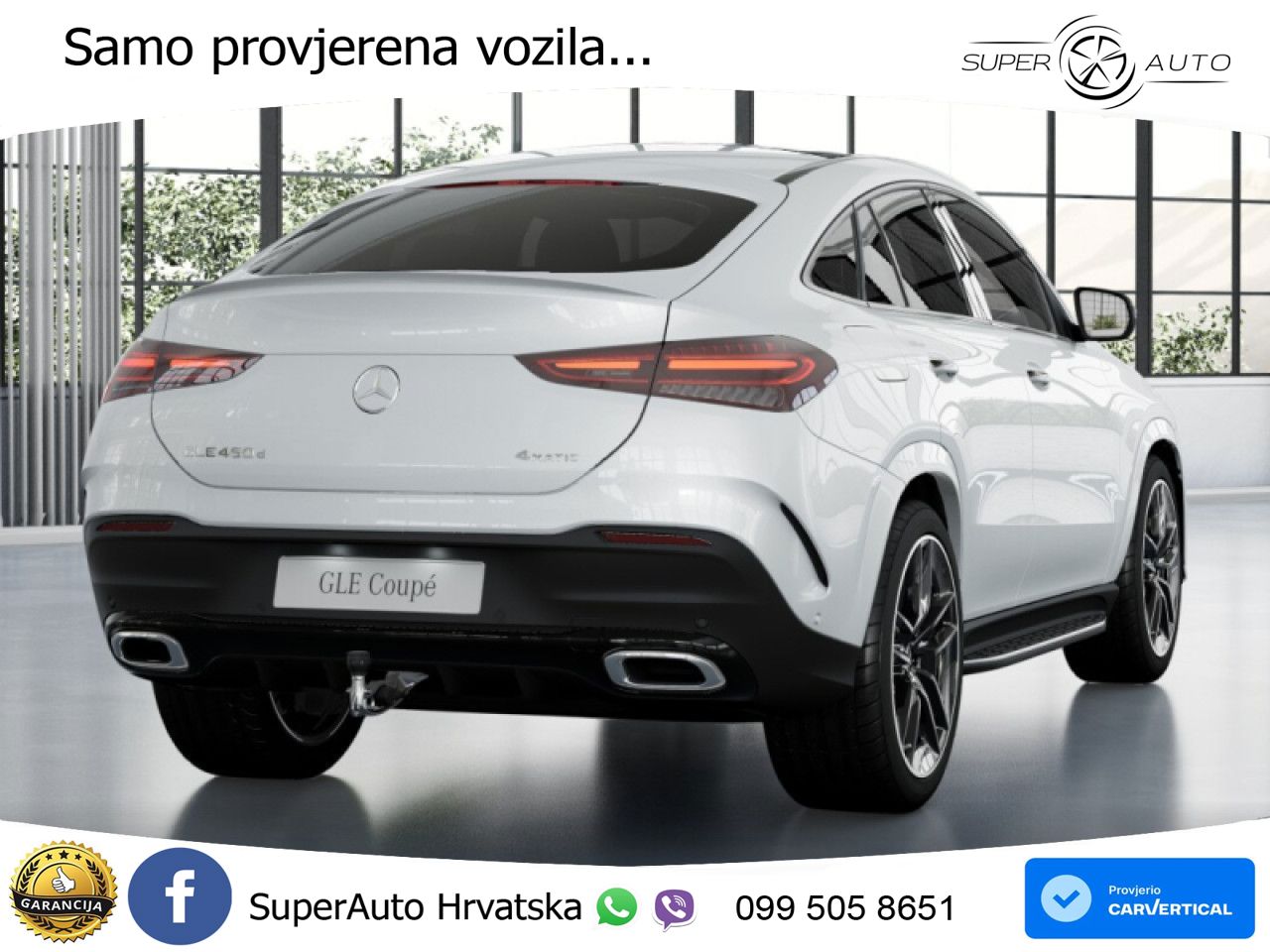 Mercedes GLE Coupe 450d (367 KS) EQ Boost 4MATIC 9G-TRONIC AMG LED+GR SJED+ACC