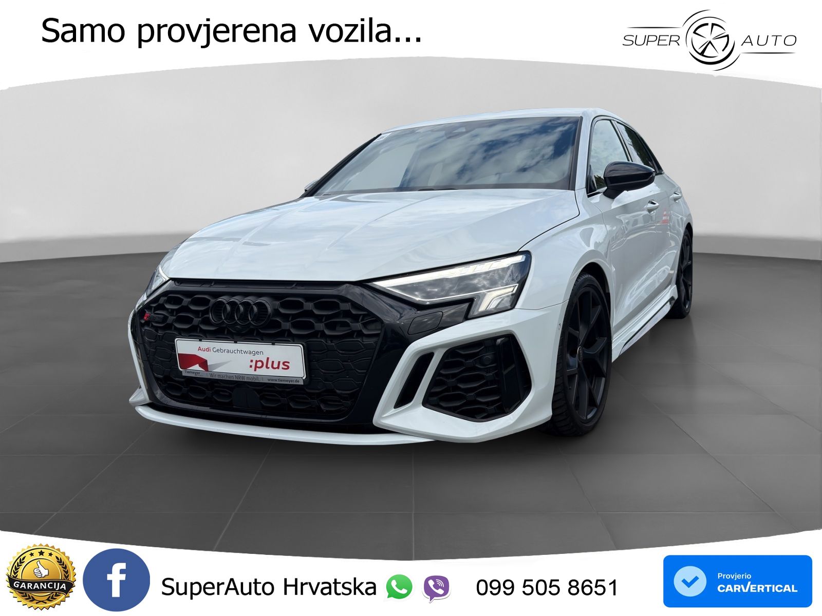 Audi RS3 Sportback 2.5 TFSI (400 KS) quattro S tronic