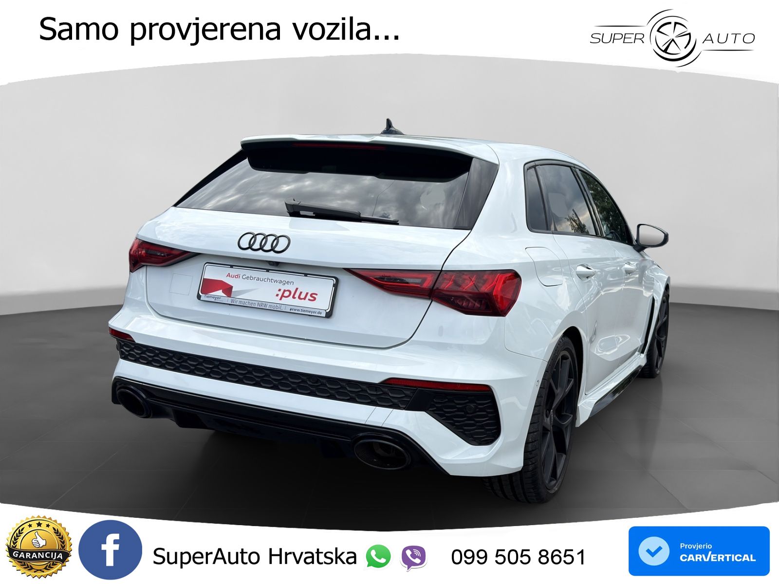 Audi RS3 Sportback 2.5 TFSI (400 KS) quattro S tronic