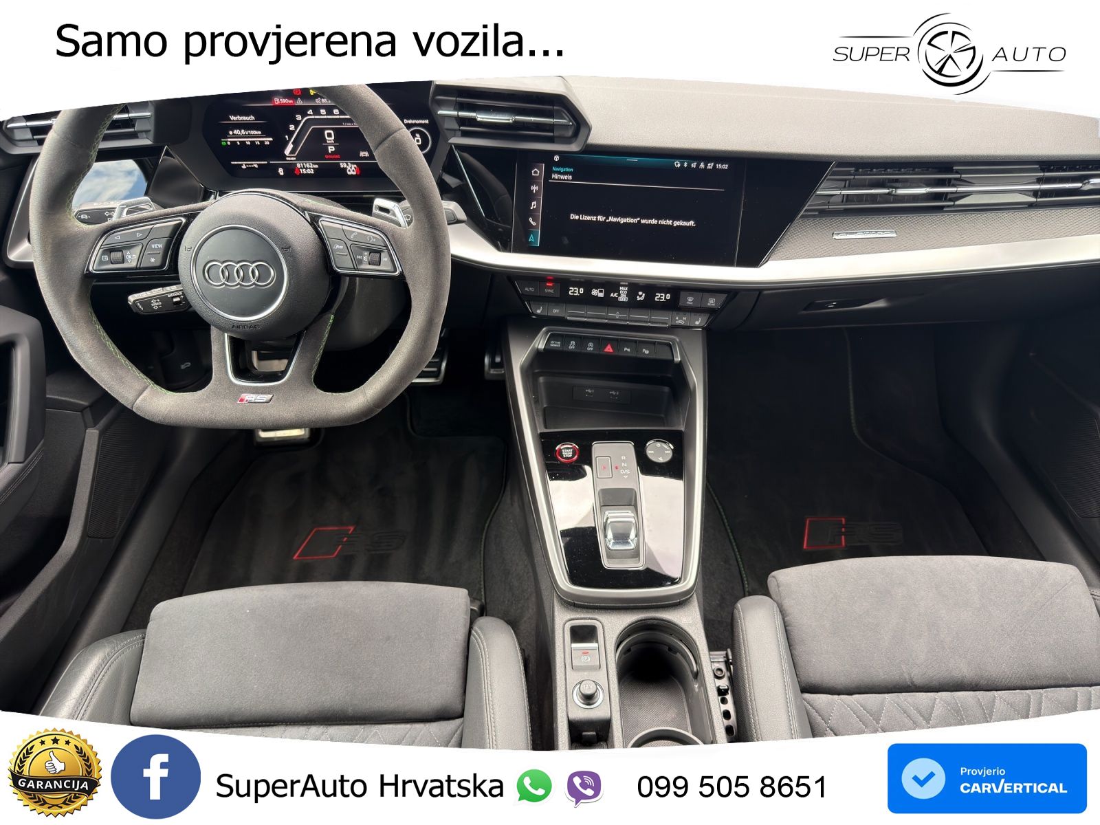 Audi RS3 Sportback 2.5 TFSI (400 KS) quattro S tronic