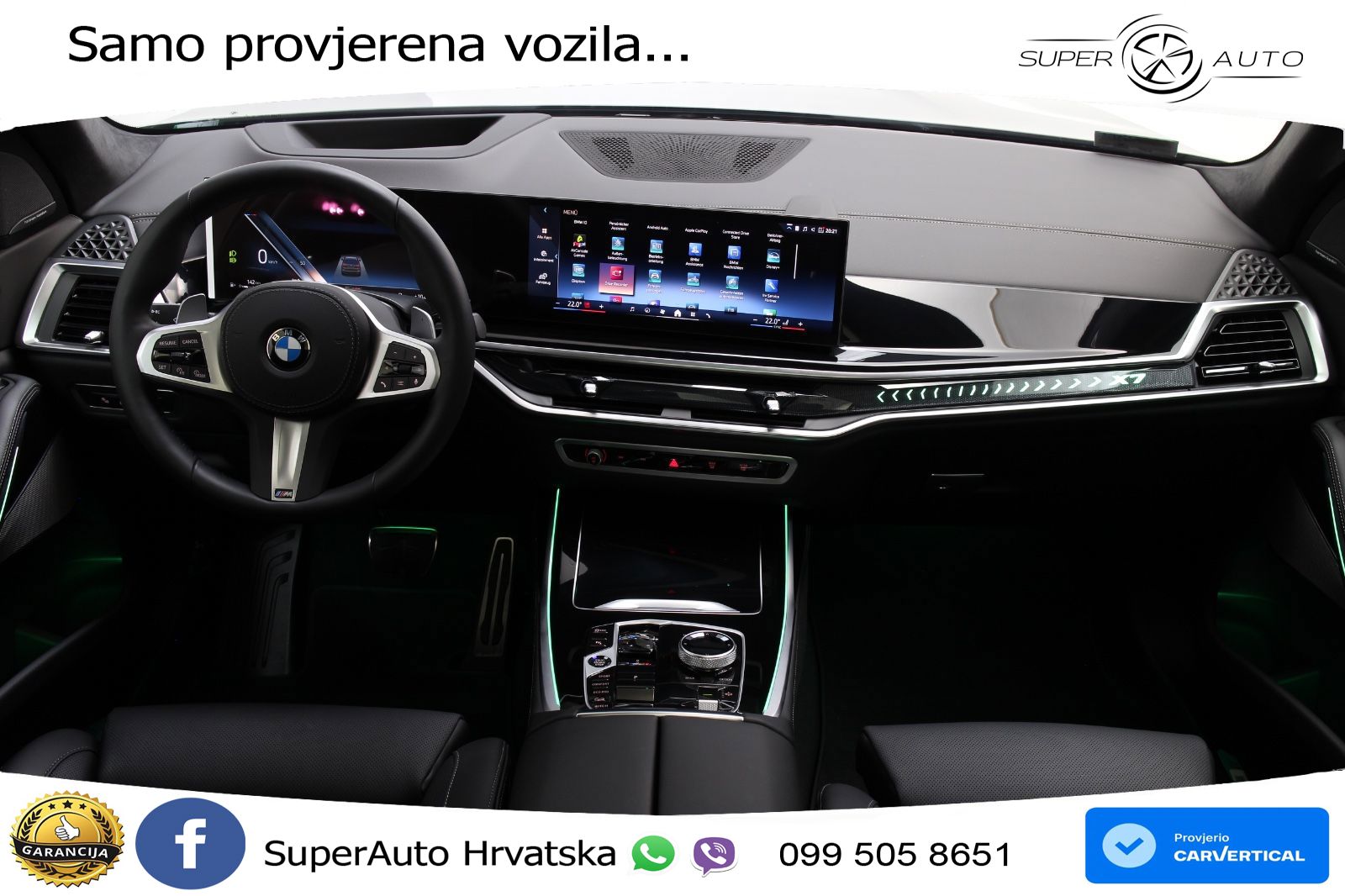 BMW X7 40d (352 KS) xDrive Steptronic M Sport LED+GR SJED+ACC