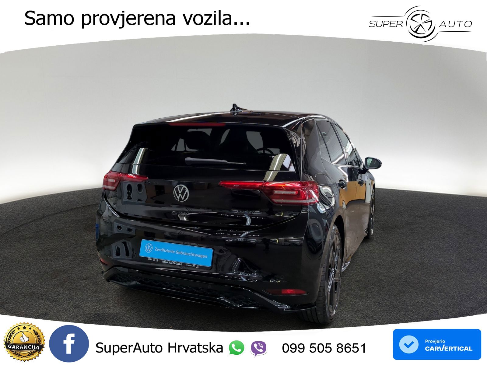 Volkswagen ID.3 GTX Performance 84 kWh (326 KS) LED+GR SJED+ACC
