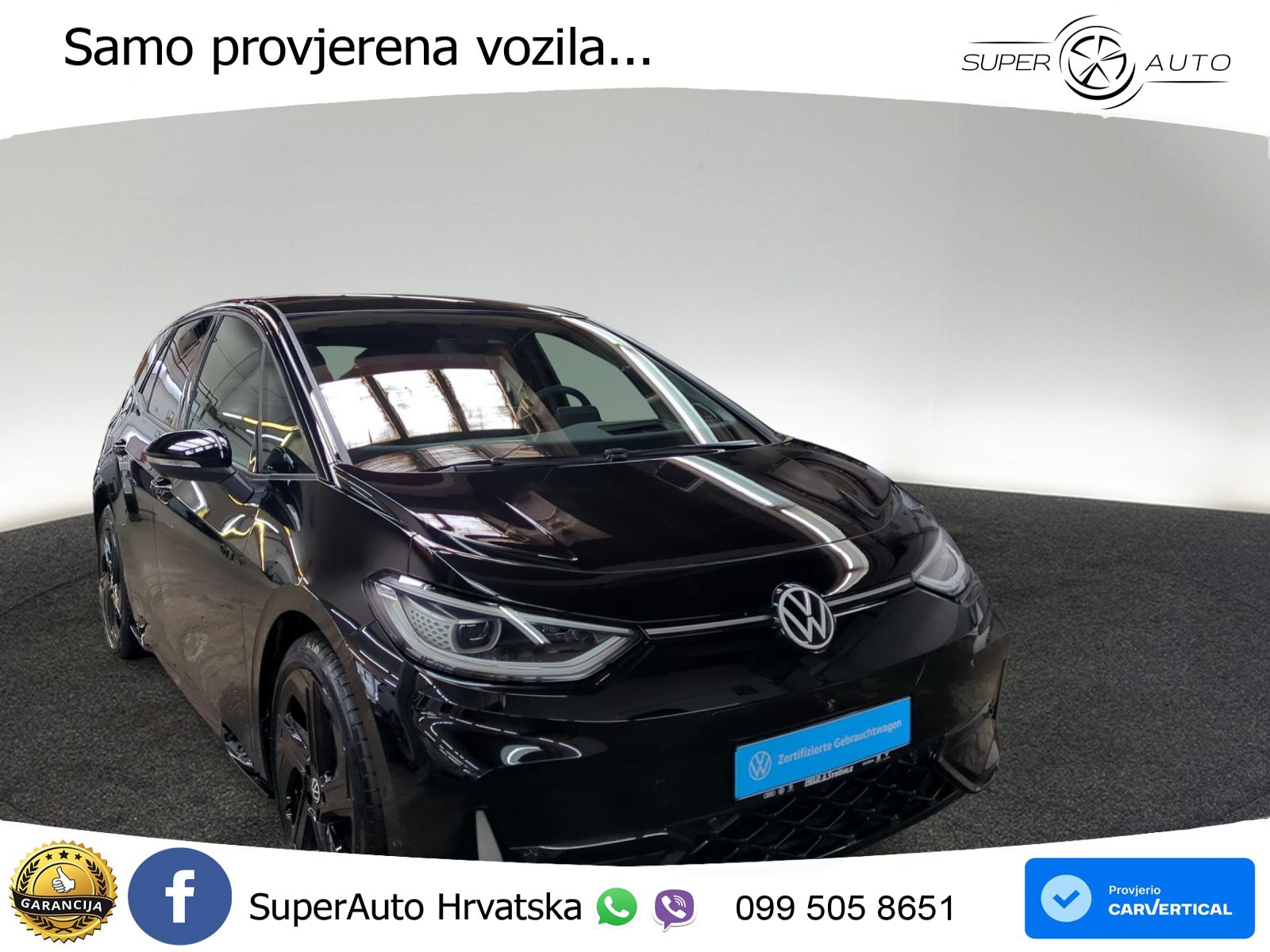 Volkswagen ID.3 GTX Performance 84 kWh (326 KS) LED+GR SJED+ACC