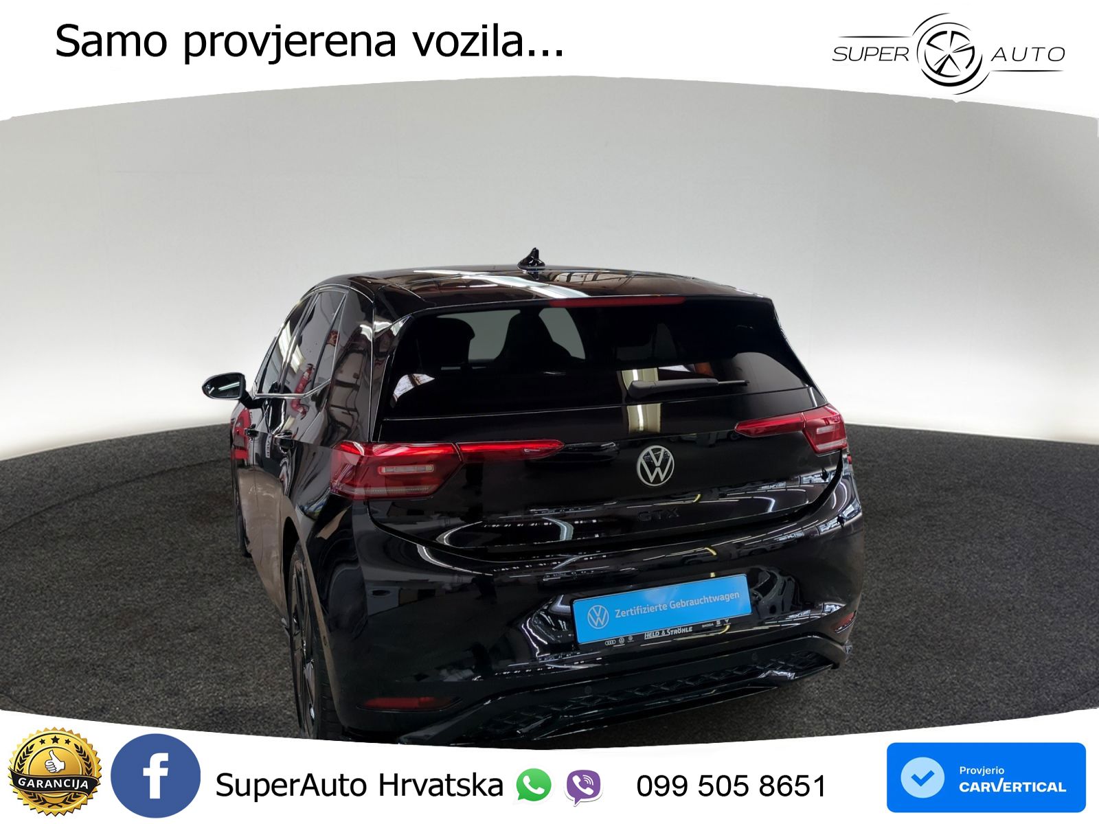 Volkswagen ID.3 GTX Performance 84 kWh (326 KS) LED+GR SJED+ACC